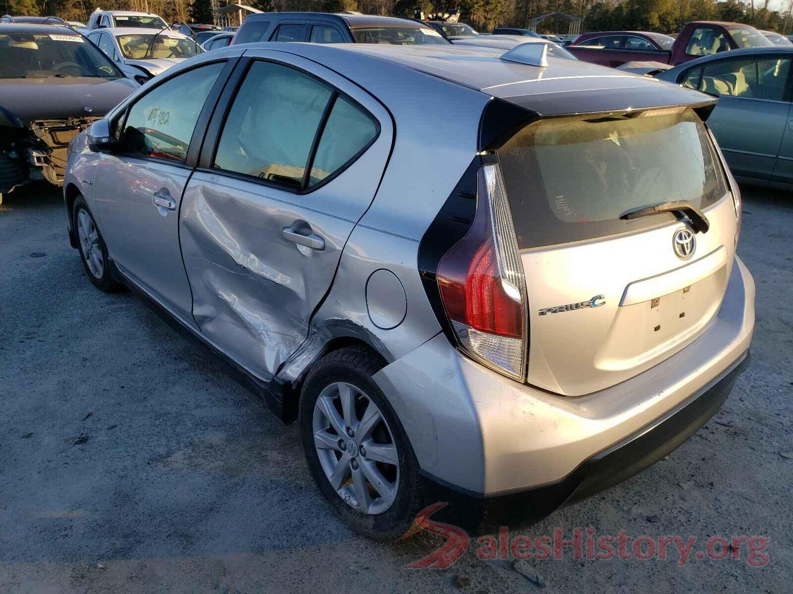 JTDKDTB36H1596484 2017 TOYOTA PRIUS