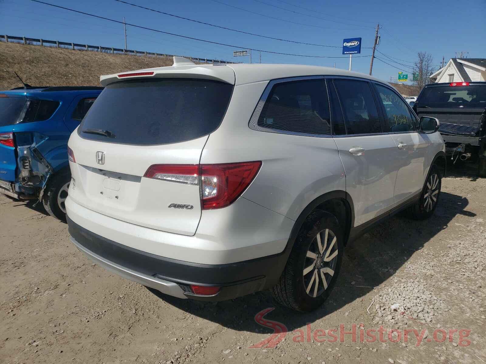 5FNYF6H59KB071870 2019 HONDA PILOT