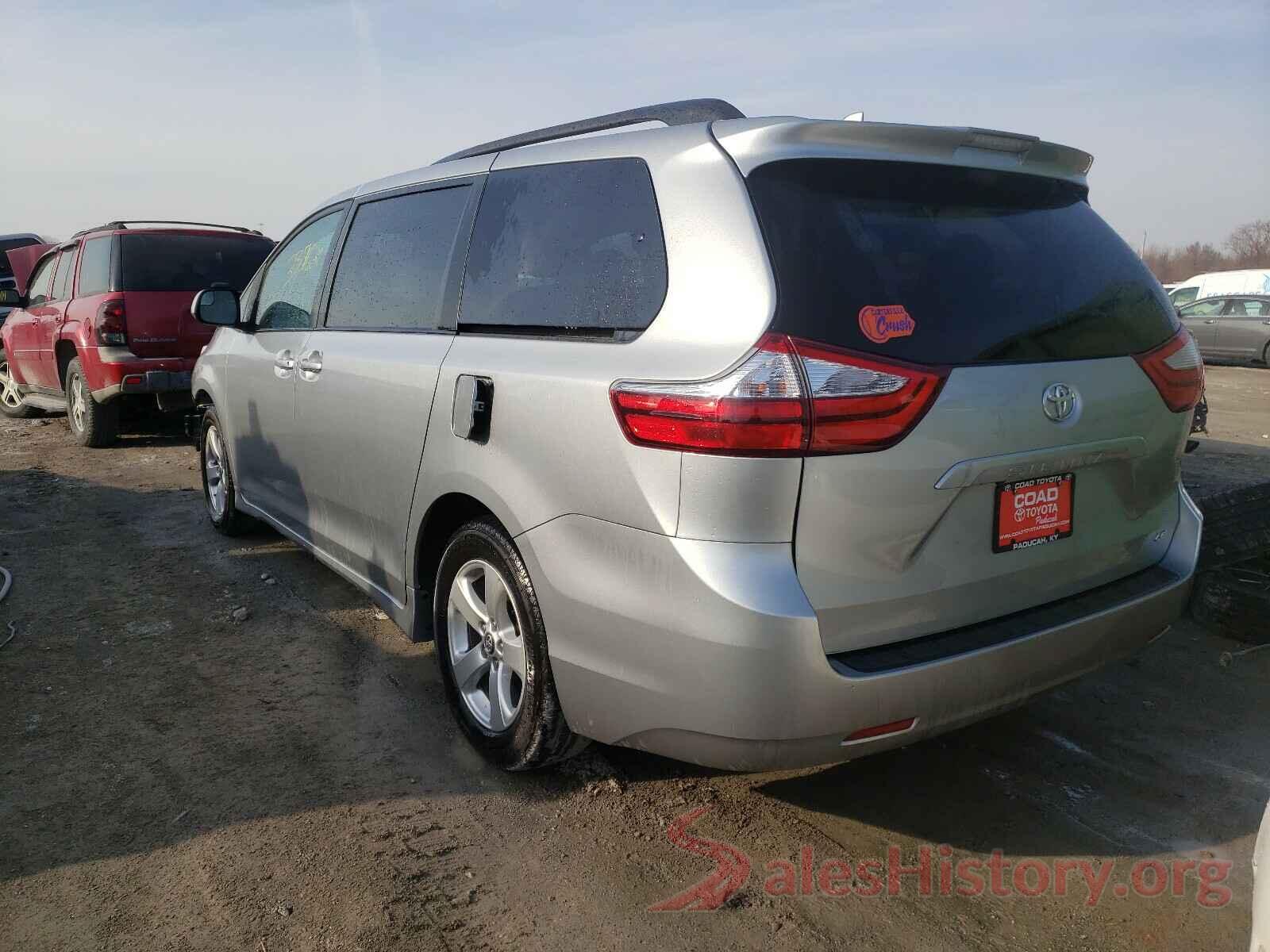 5TDKZ3DC9KS014791 2019 TOYOTA SIENNA