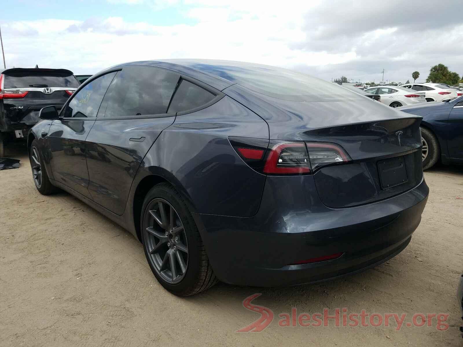 5YJ3E1EA2MF851648 2021 TESLA MODEL 3