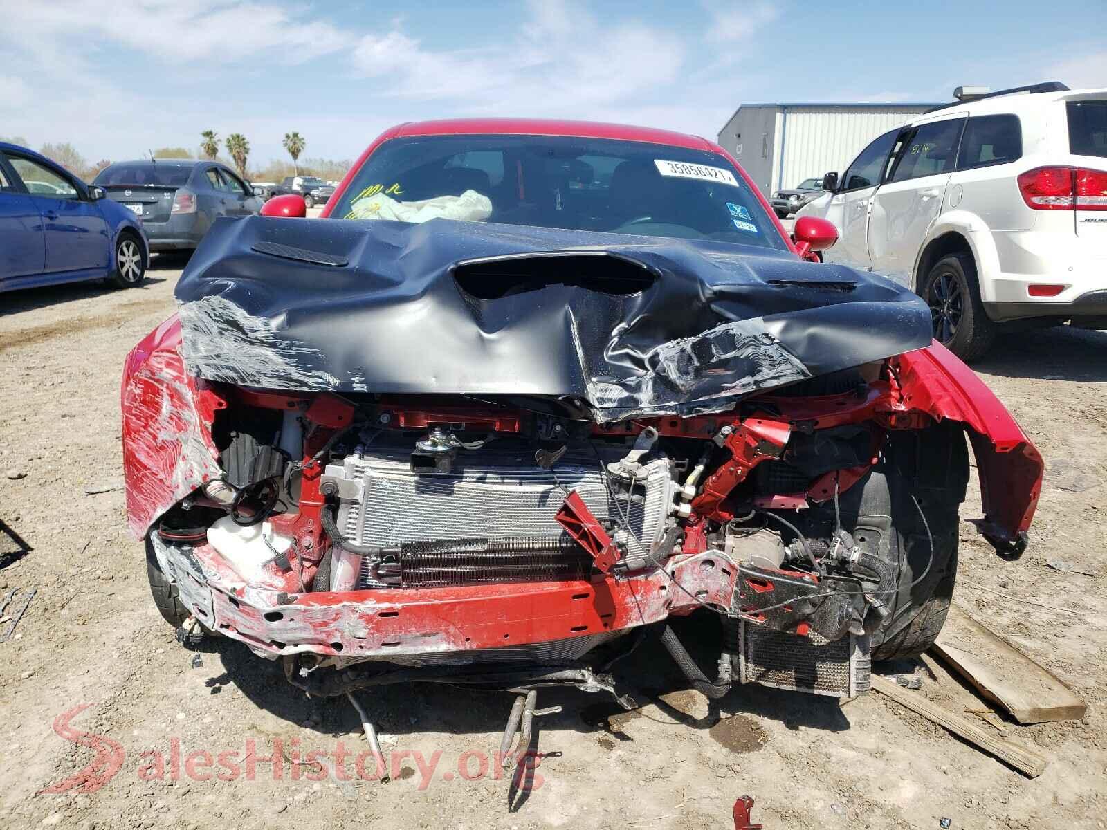 2016 DODGE CHALLENGER VIN 2C3CDZC93GH130526, interior center console