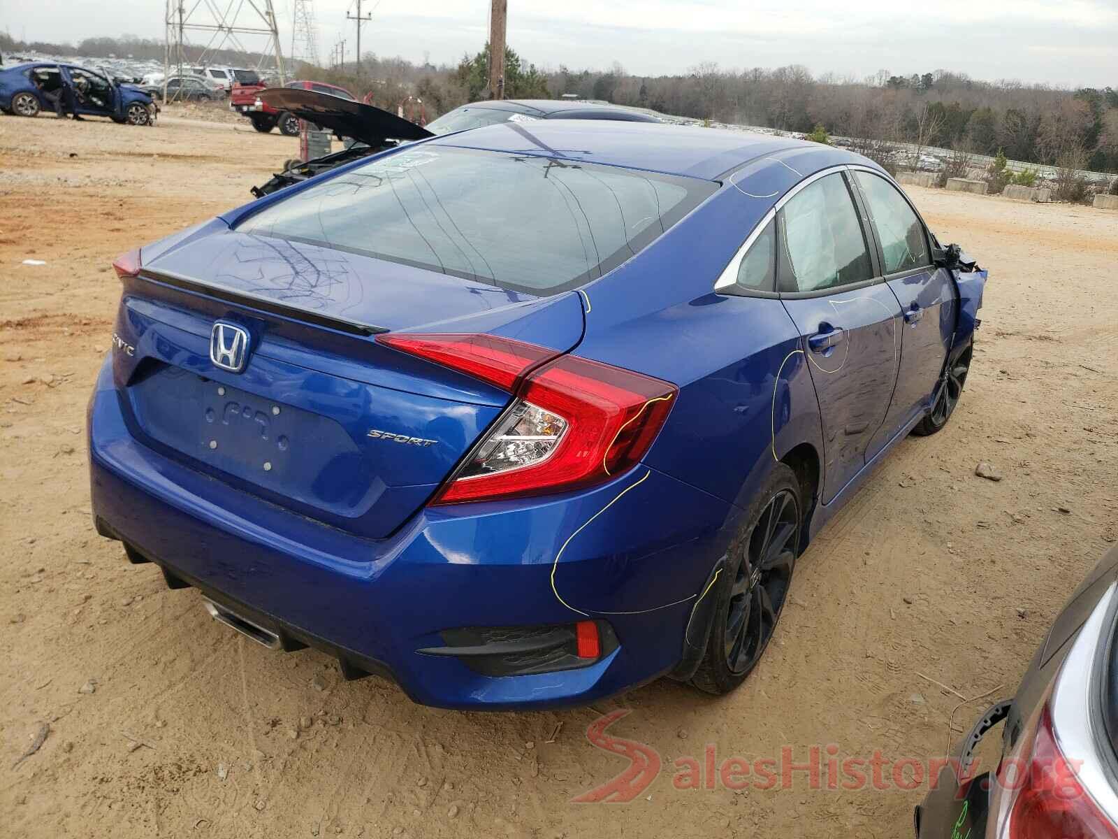 2HGFC2F84LH520066 2020 HONDA CIVIC