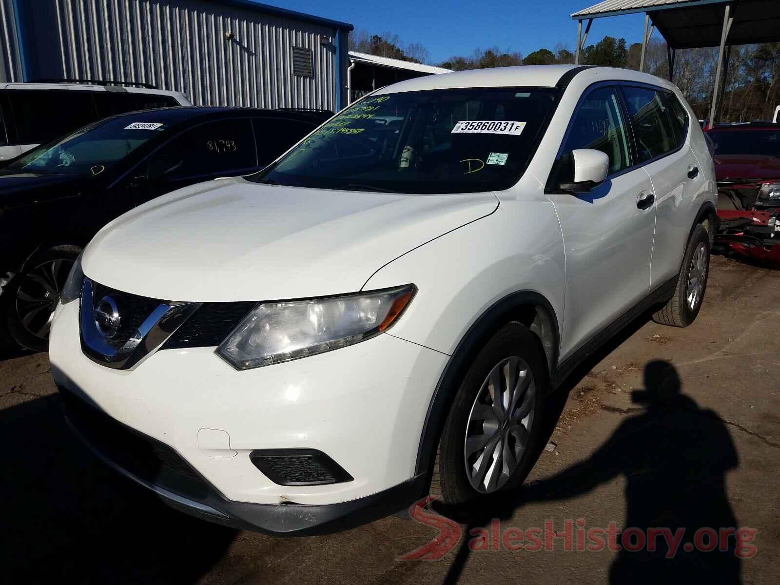 5N1AT2MTXGC812549 2016 NISSAN ROGUE