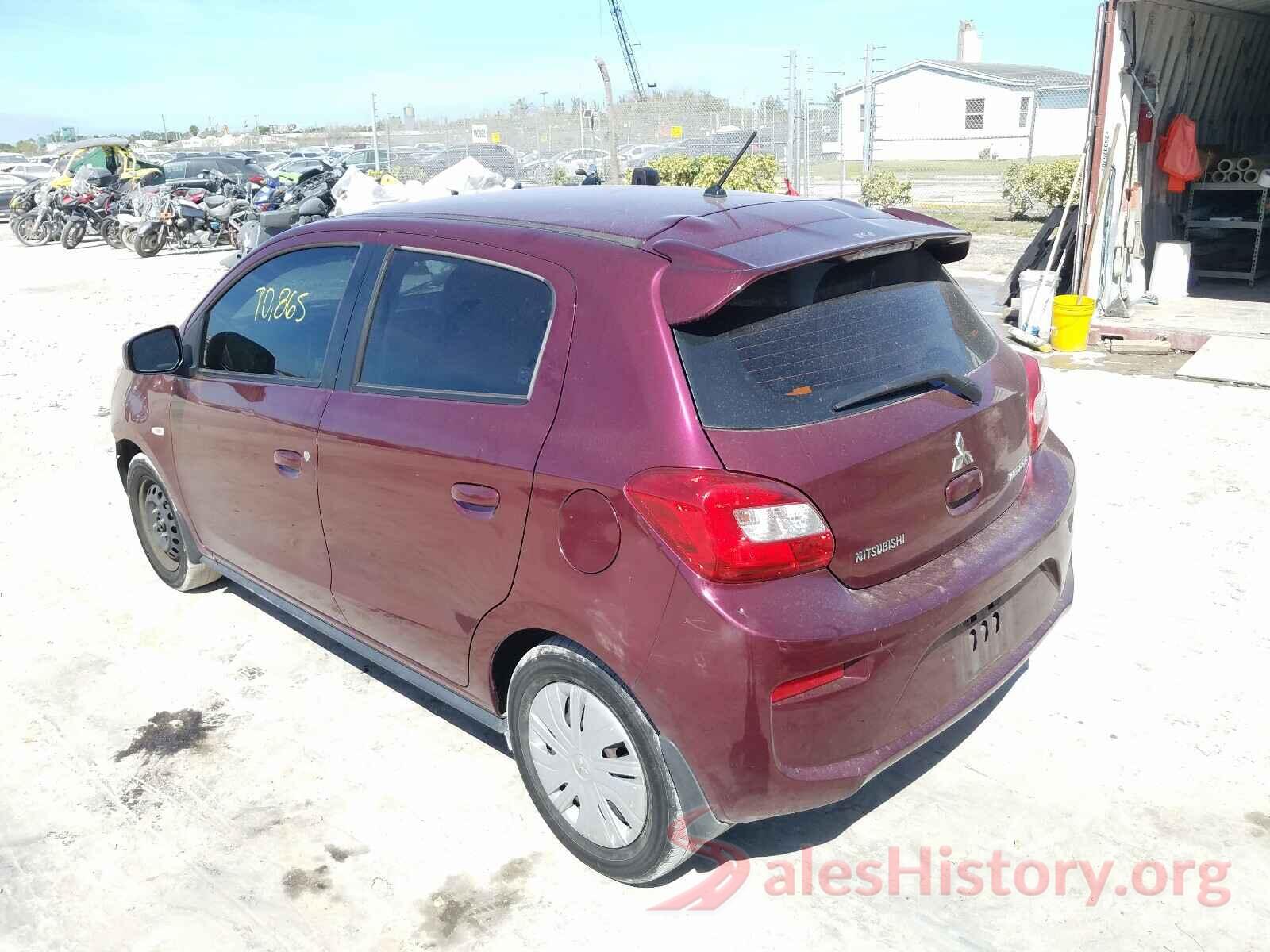 ML32A3HJ0HH001556 2017 MITSUBISHI MIRAGE