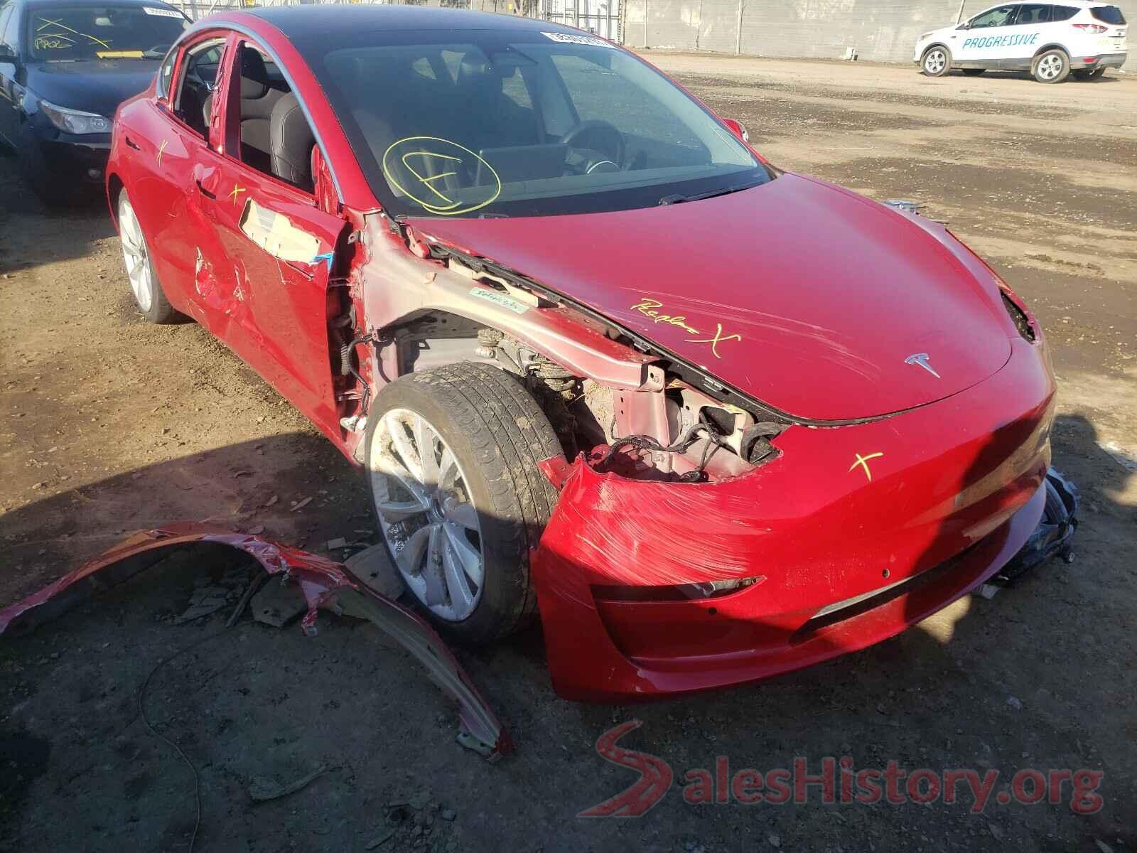 5YJ3E1EA6JF163566 2018 TESLA MODEL 3