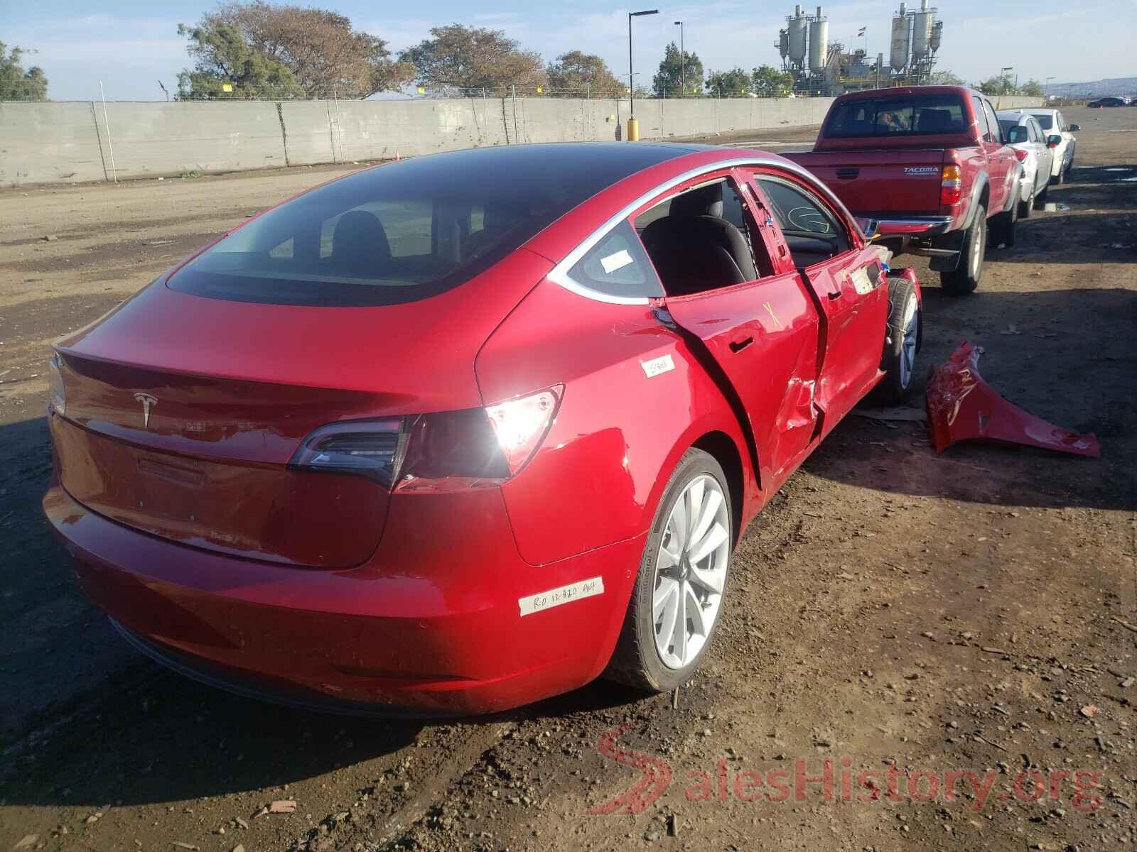 5YJ3E1EA6JF163566 2018 TESLA MODEL 3