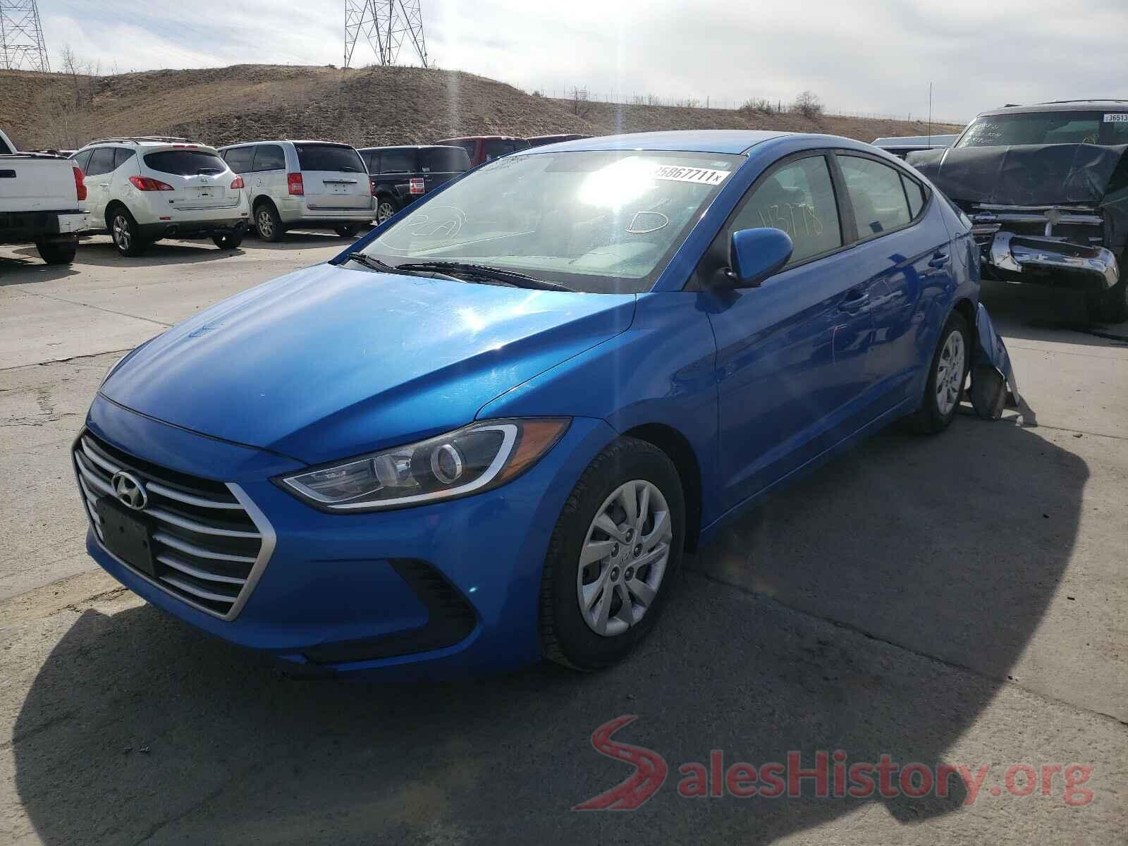 KMHD74LF8HU082922 2017 HYUNDAI ELANTRA