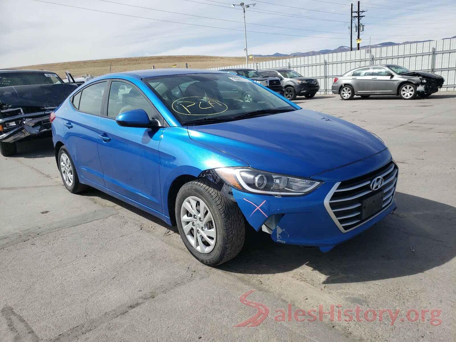 KMHD74LF8HU082922 2017 HYUNDAI ELANTRA