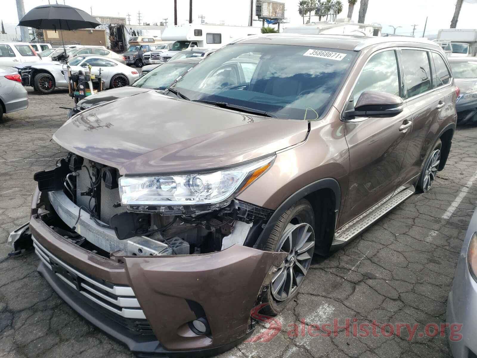 5TDJZRFH0JS848423 2018 TOYOTA HIGHLANDER