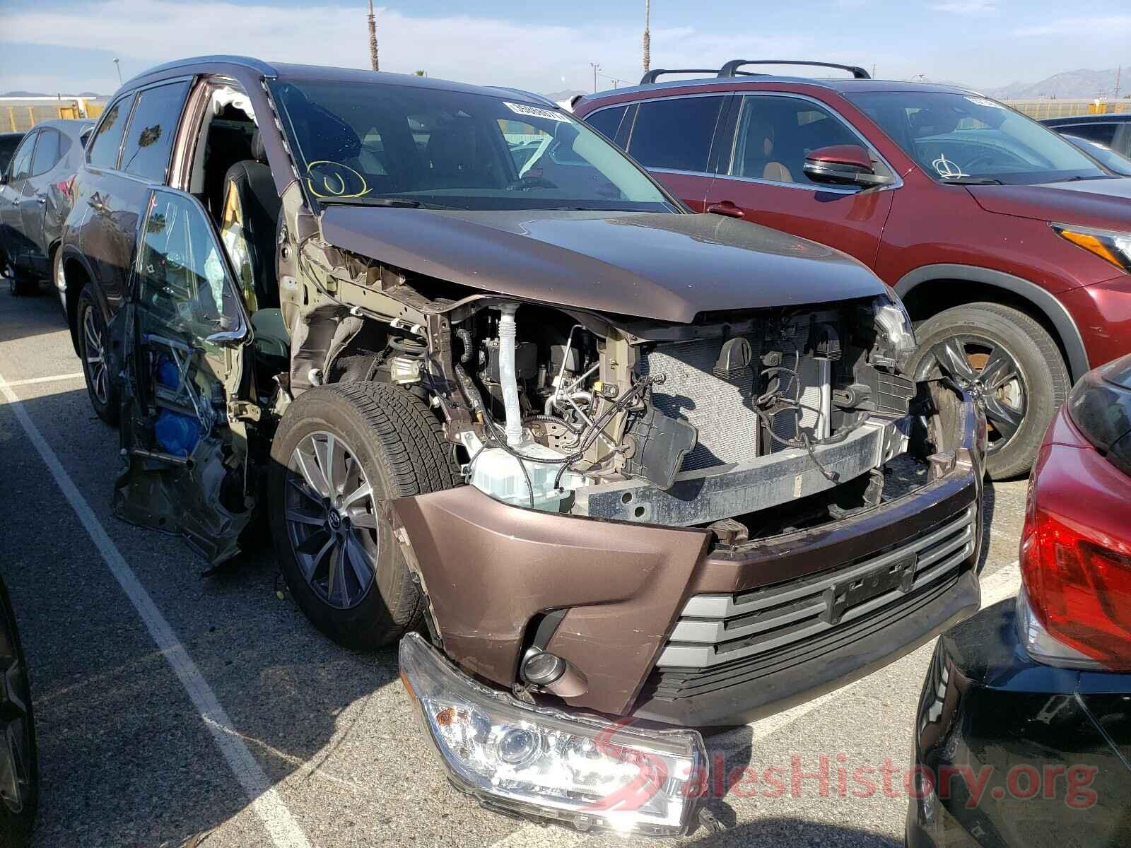 5TDJZRFH0JS848423 2018 TOYOTA HIGHLANDER