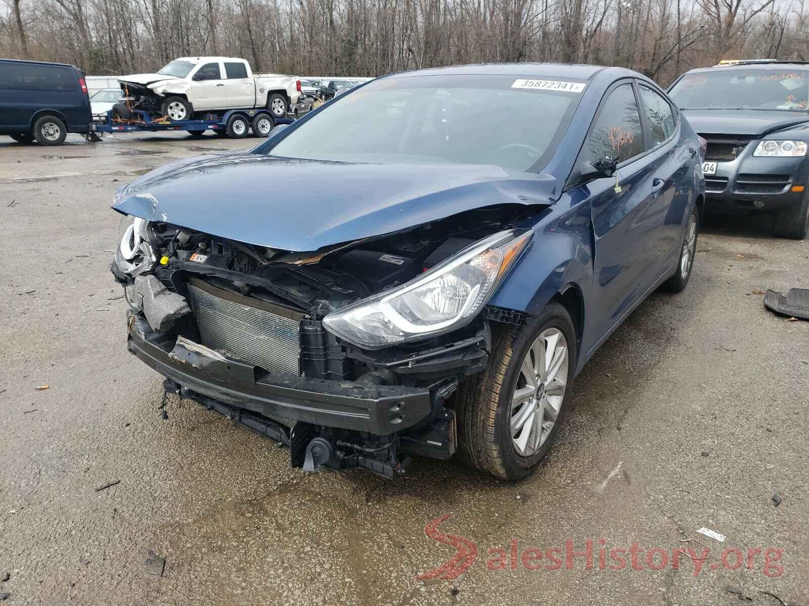 KMHDH4AE9GU598664 2016 HYUNDAI ELANTRA