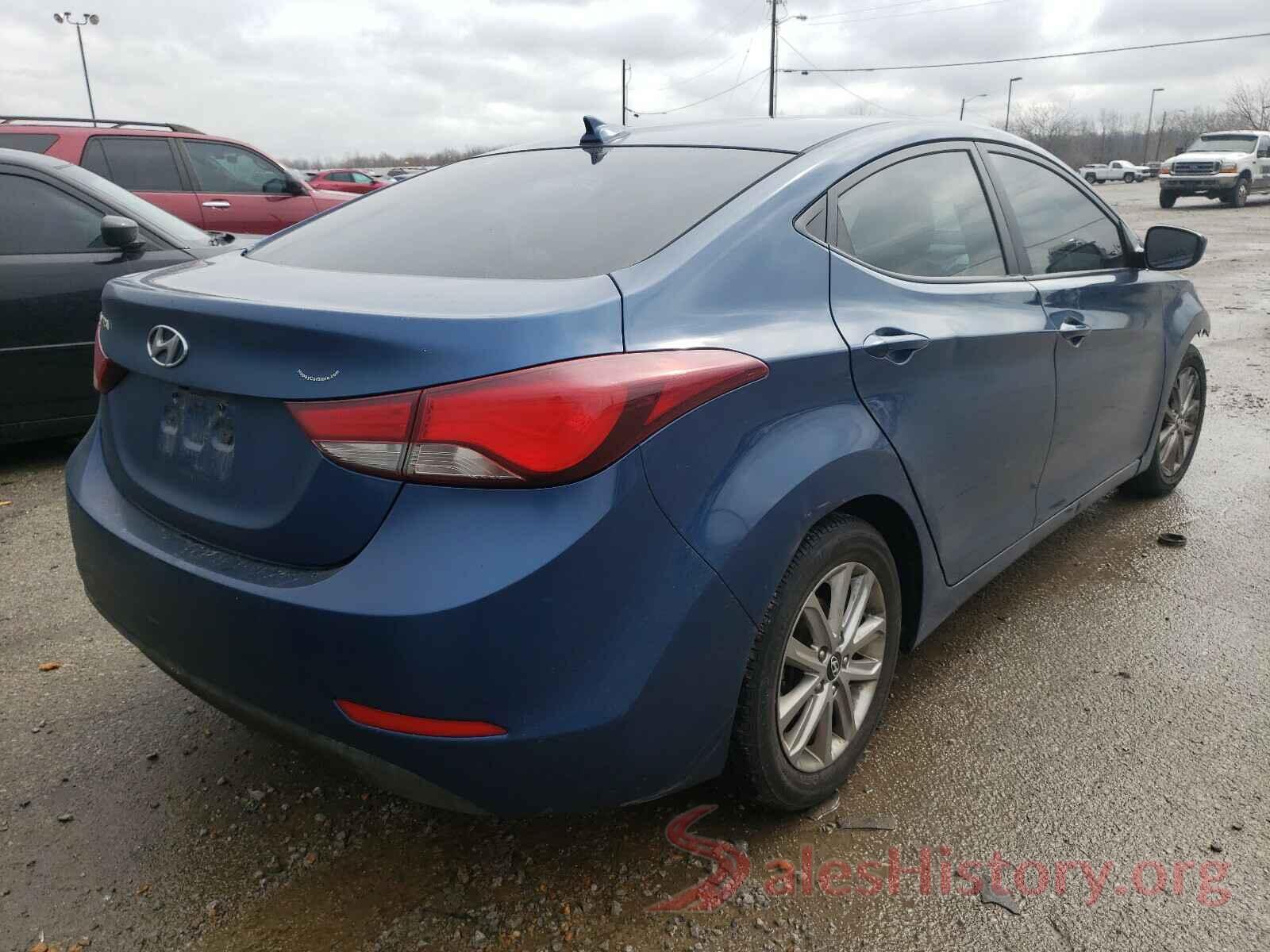 KMHDH4AE9GU598664 2016 HYUNDAI ELANTRA