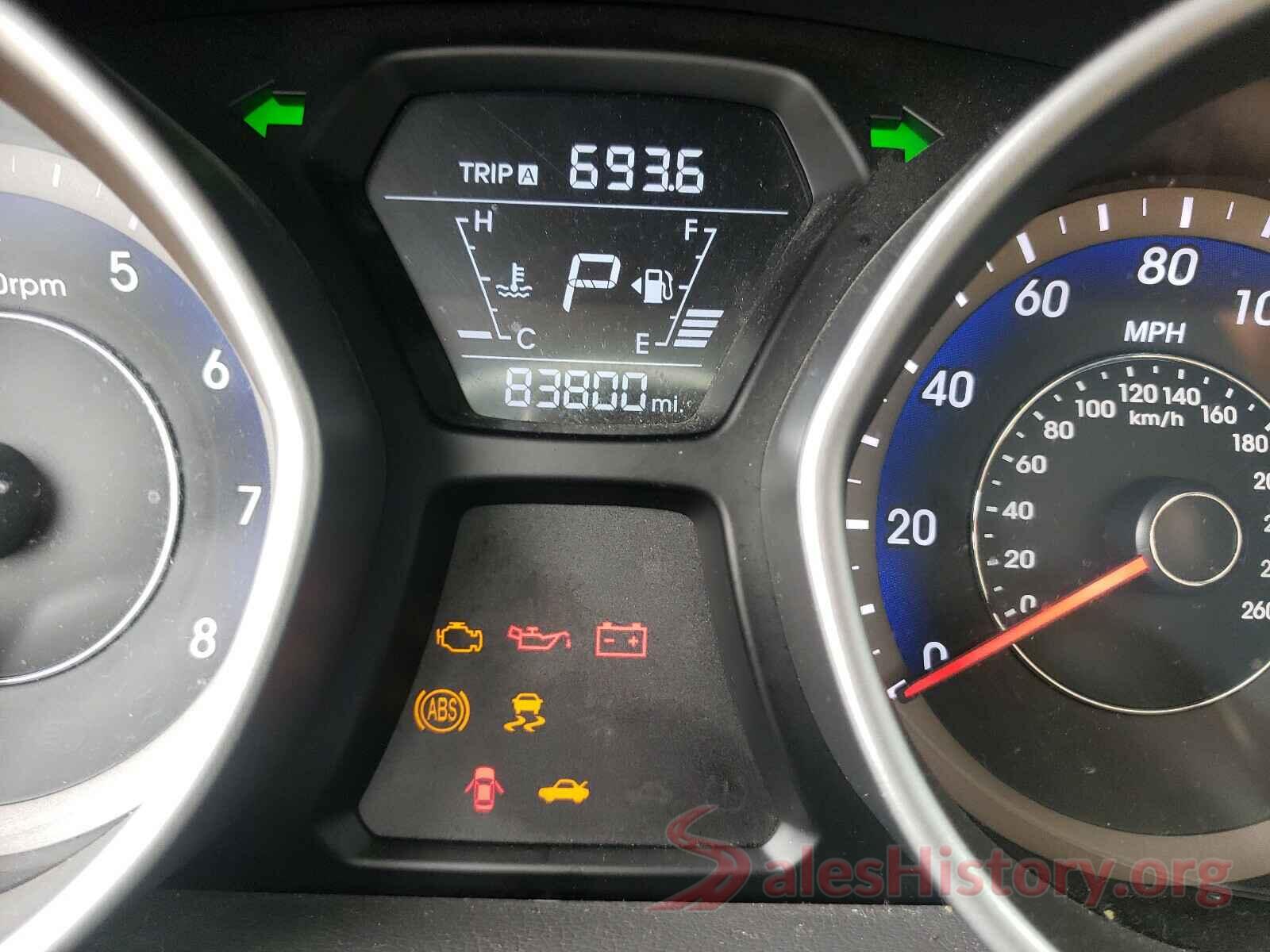 KMHDH4AE9GU598664 2016 HYUNDAI ELANTRA