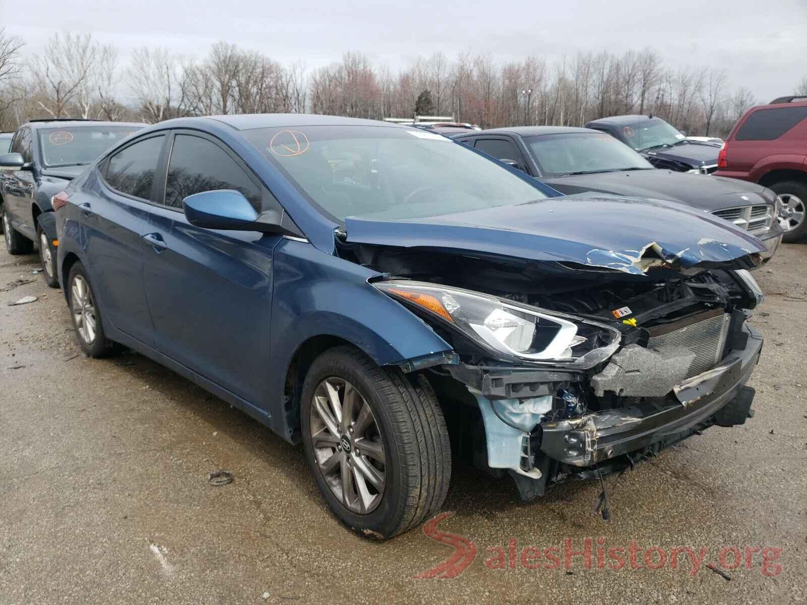 KMHDH4AE9GU598664 2016 HYUNDAI ELANTRA