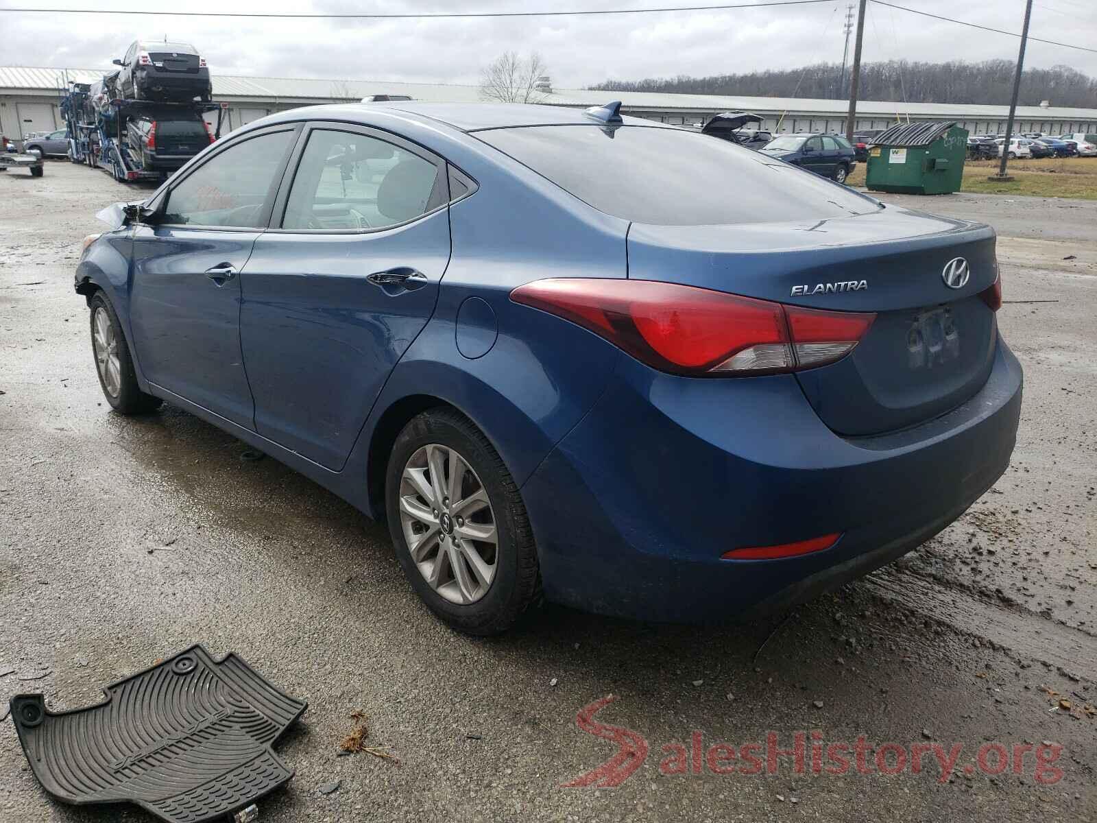 KMHDH4AE9GU598664 2016 HYUNDAI ELANTRA