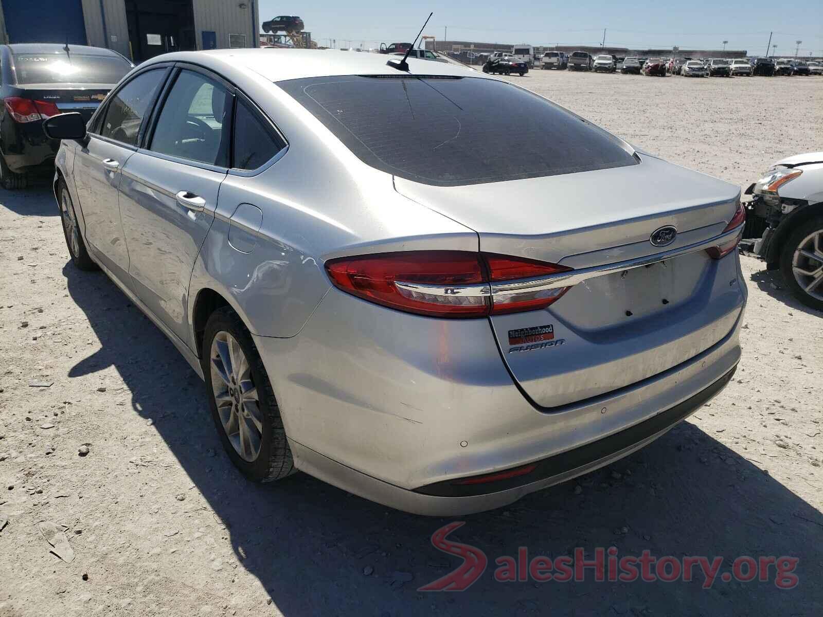 3FA6P0H74HR397186 2017 FORD FUSION