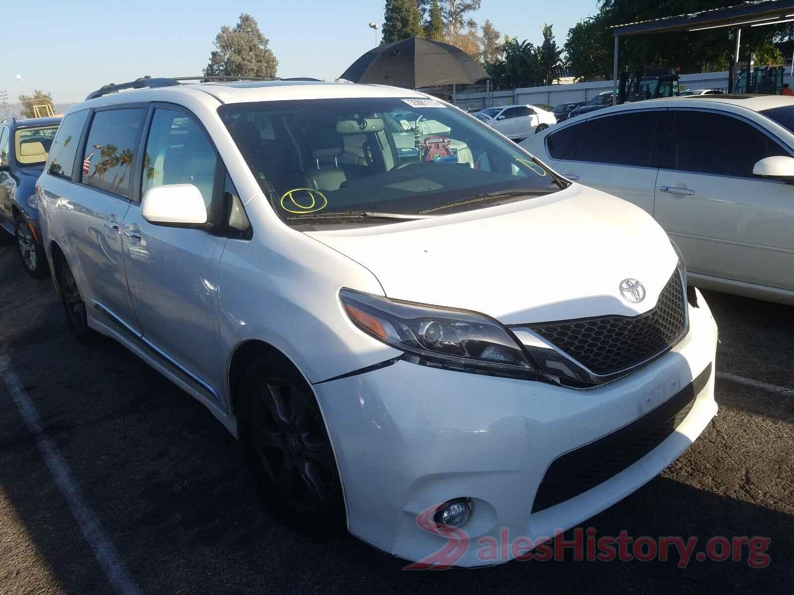 5TDXZ3DC3HS801007 2017 TOYOTA SIENNA