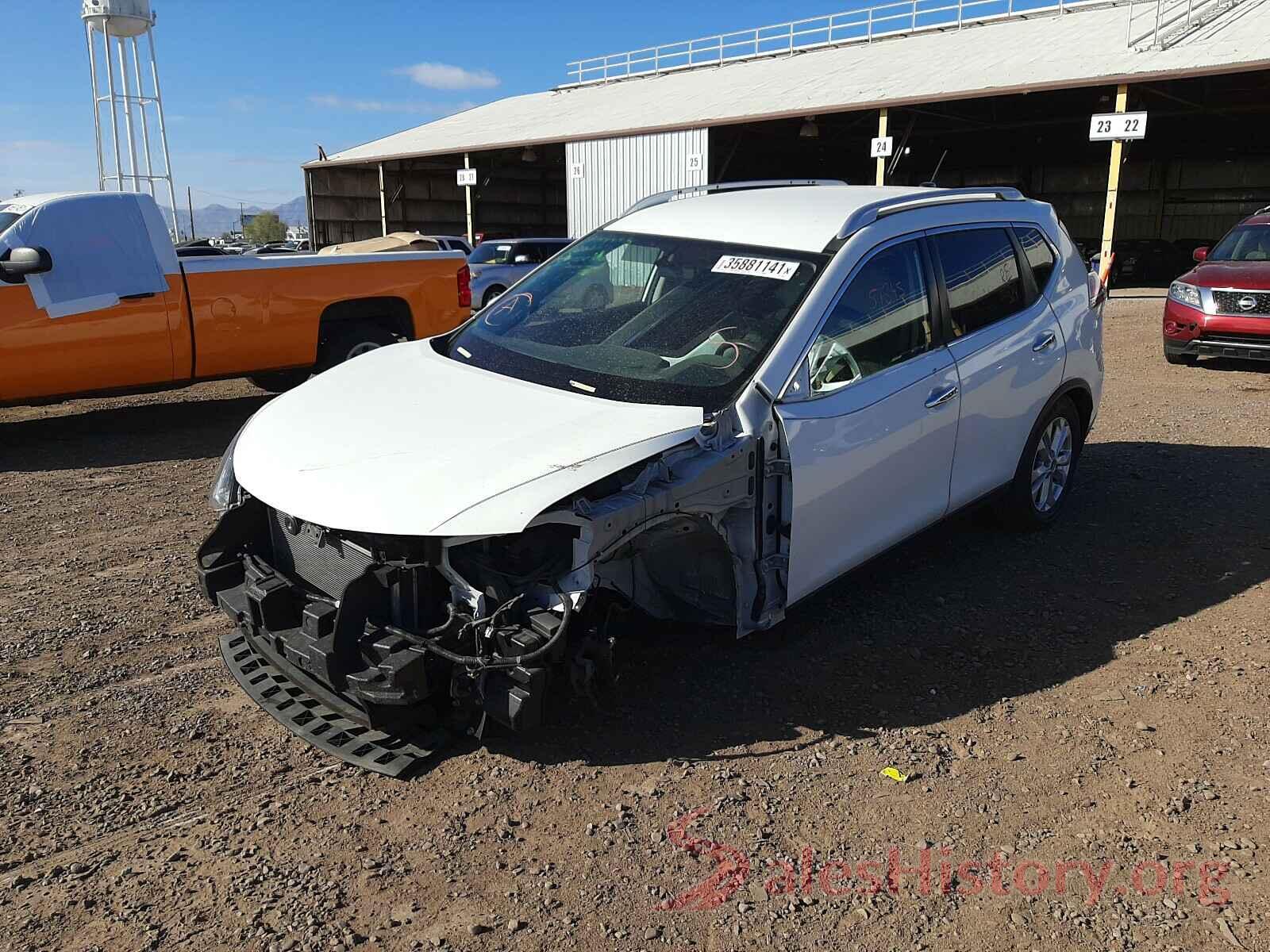 KNMAT2MV2GP734850 2016 NISSAN ROGUE