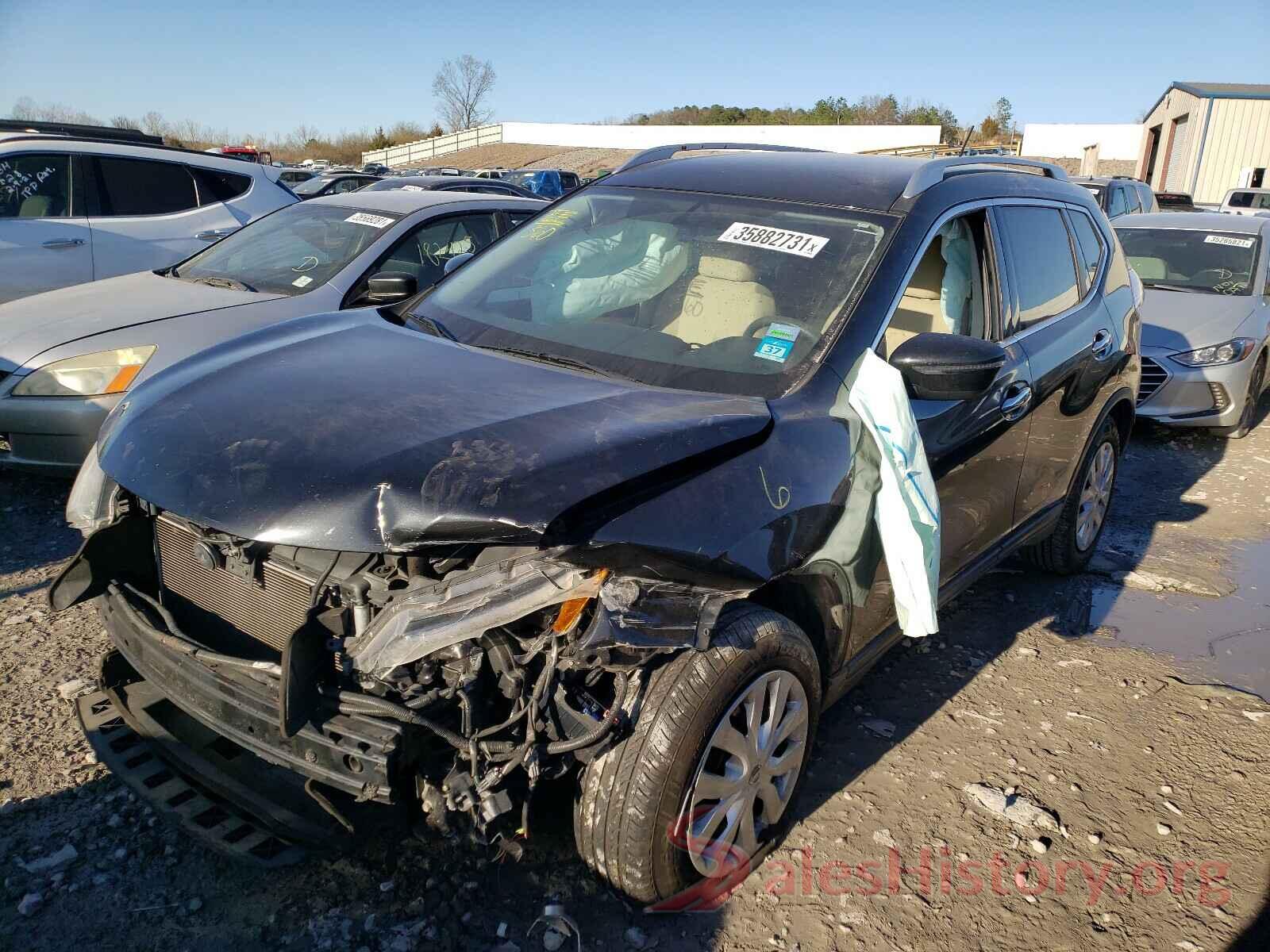 KNMAT2MT0GP606654 2016 NISSAN ROGUE