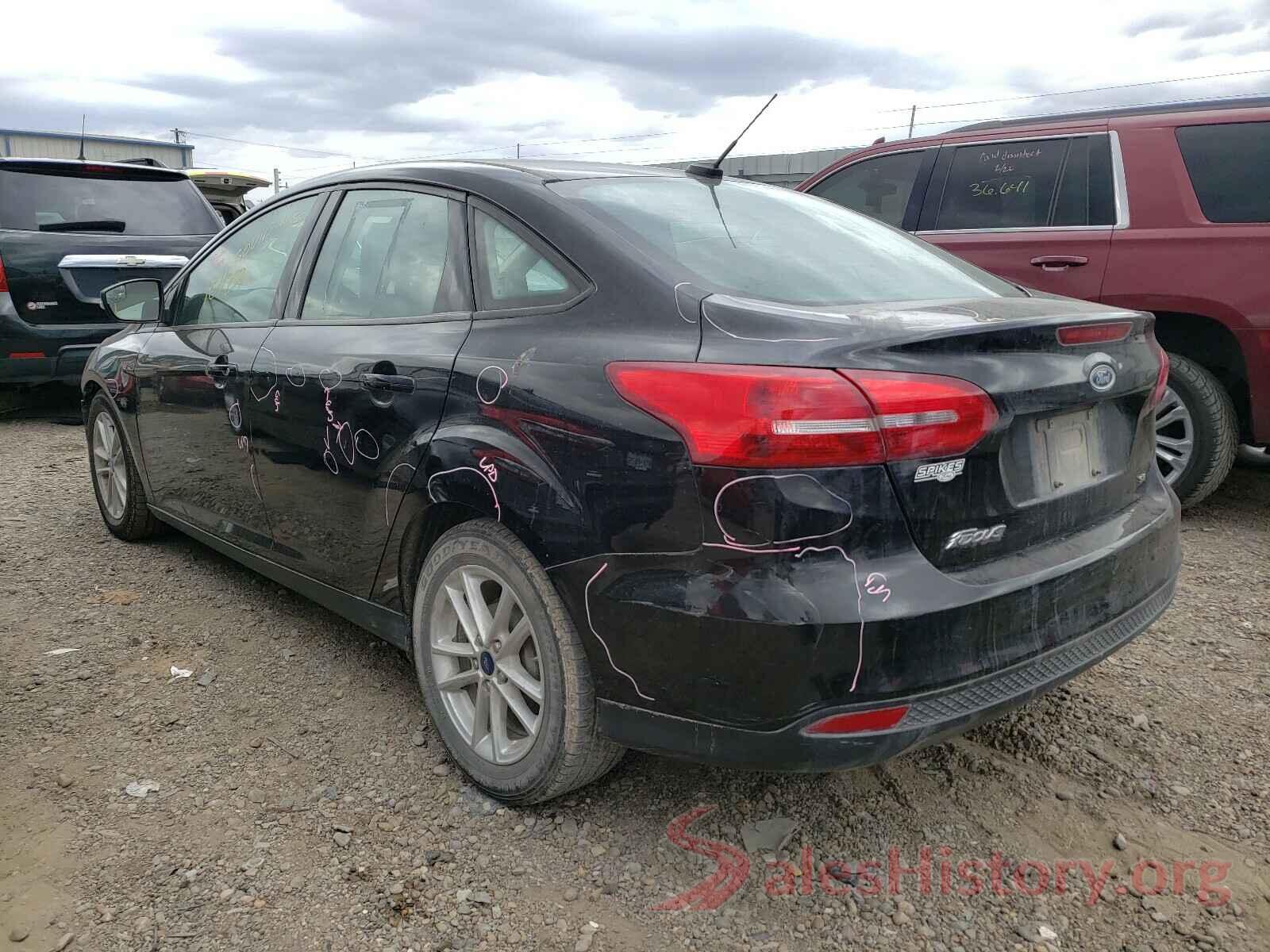 1FADP3F2XHL219460 2017 FORD FOCUS