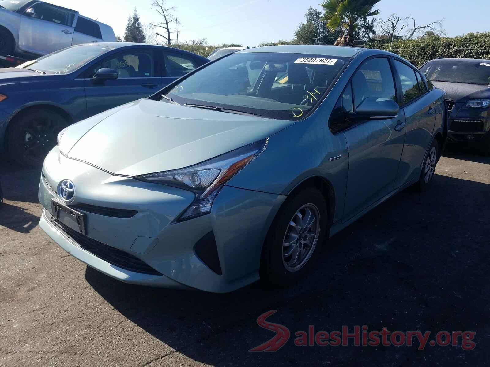 JTDKARFU1G3510788 2016 TOYOTA PRIUS