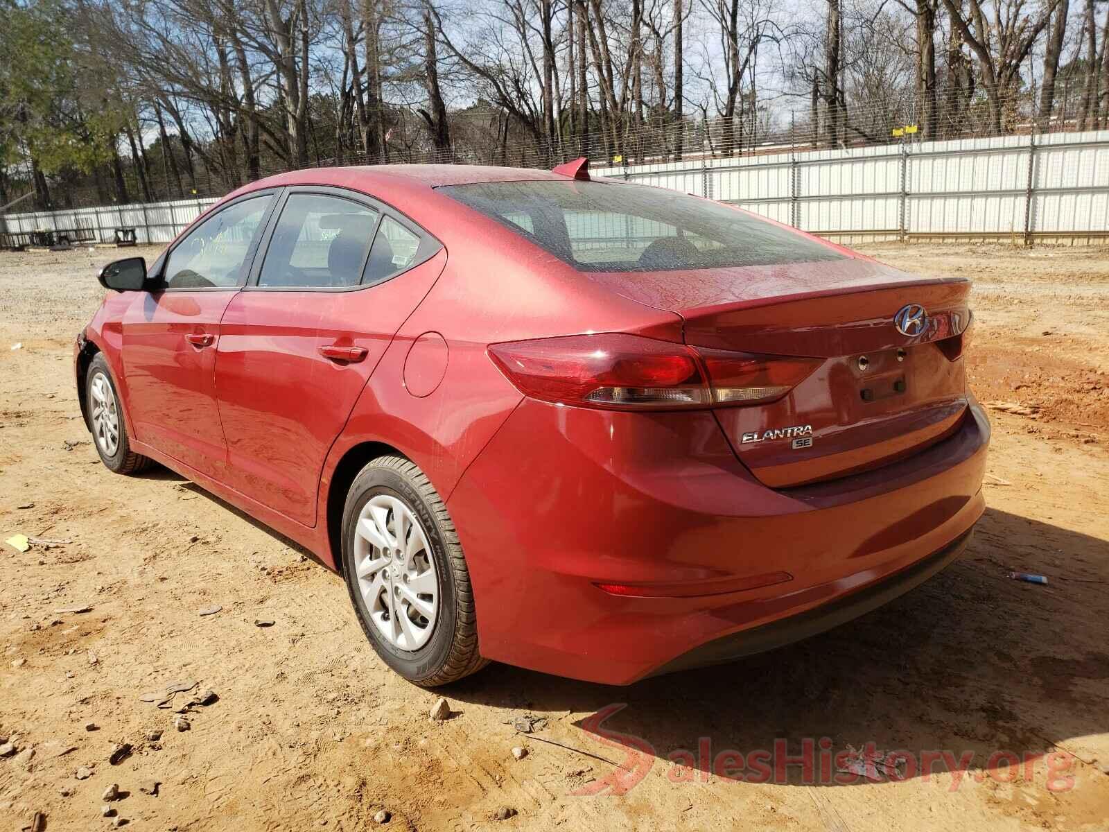 5NPD74LF5HH175590 2017 HYUNDAI ELANTRA