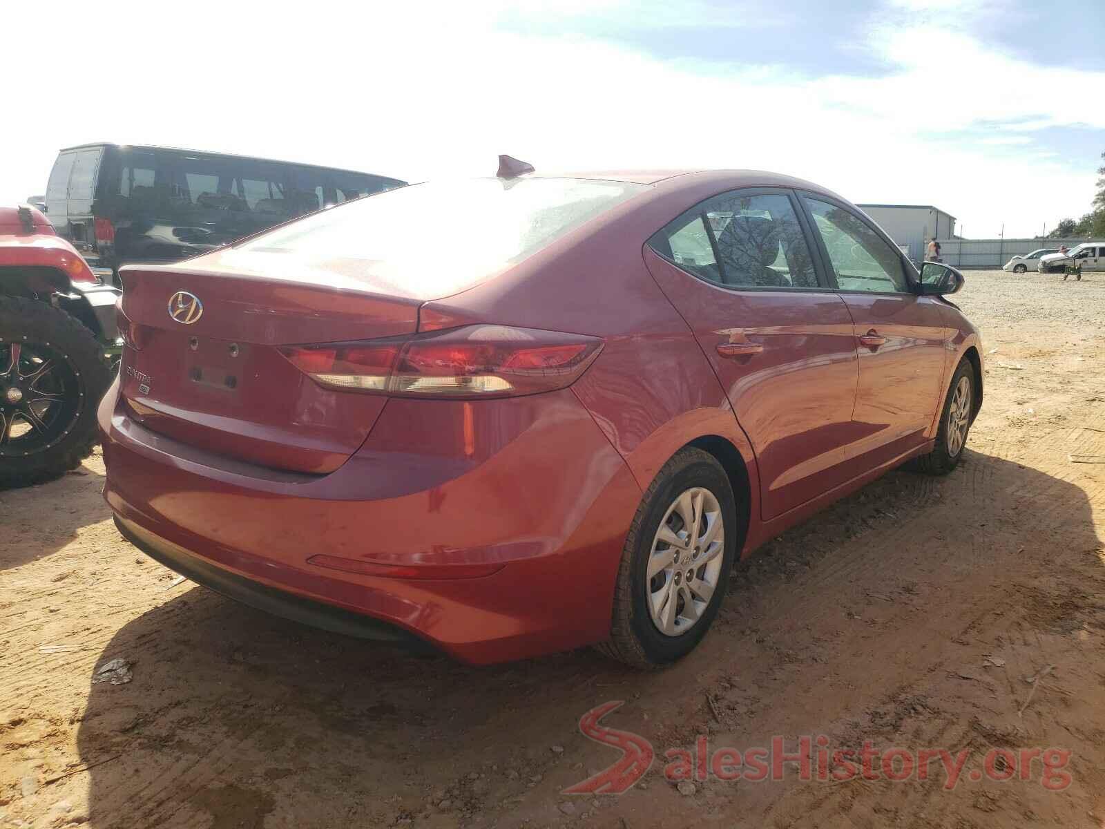 5NPD74LF5HH175590 2017 HYUNDAI ELANTRA