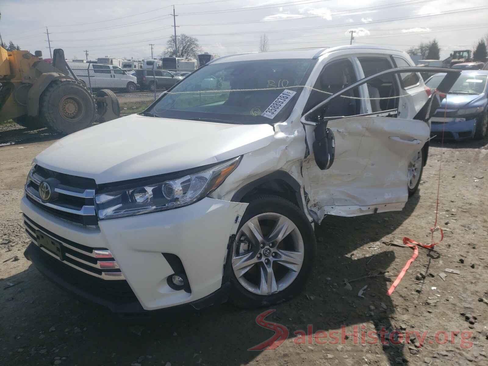 5TDDZRFH2KS946223 2019 TOYOTA HIGHLANDER