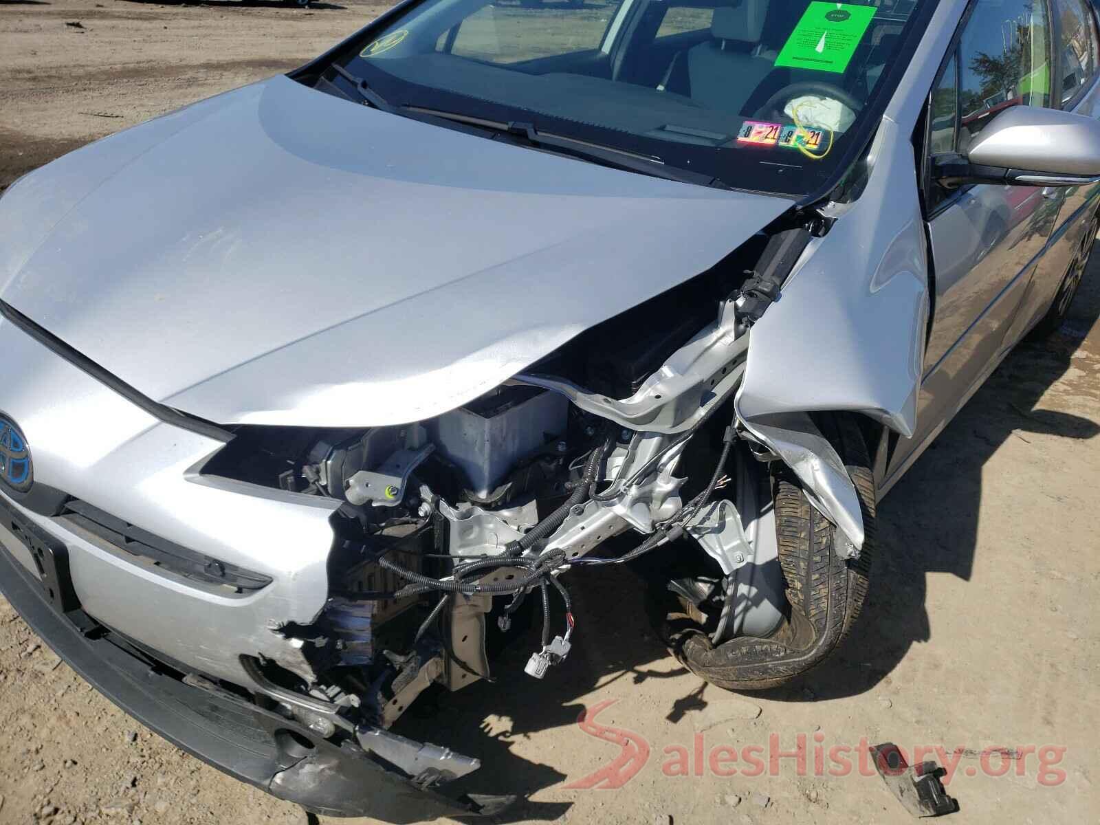 JTDL9RFU6K3010485 2019 TOYOTA PRIUS