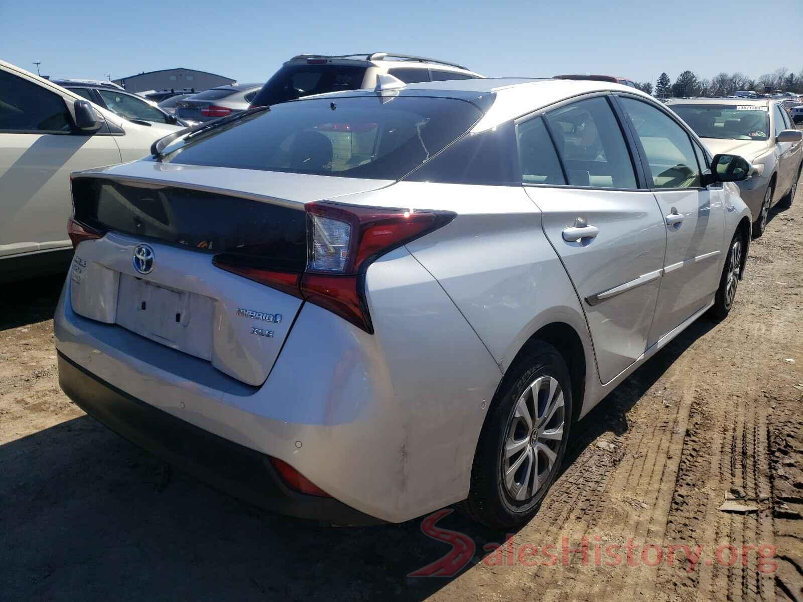 JTDL9RFU6K3010485 2019 TOYOTA PRIUS