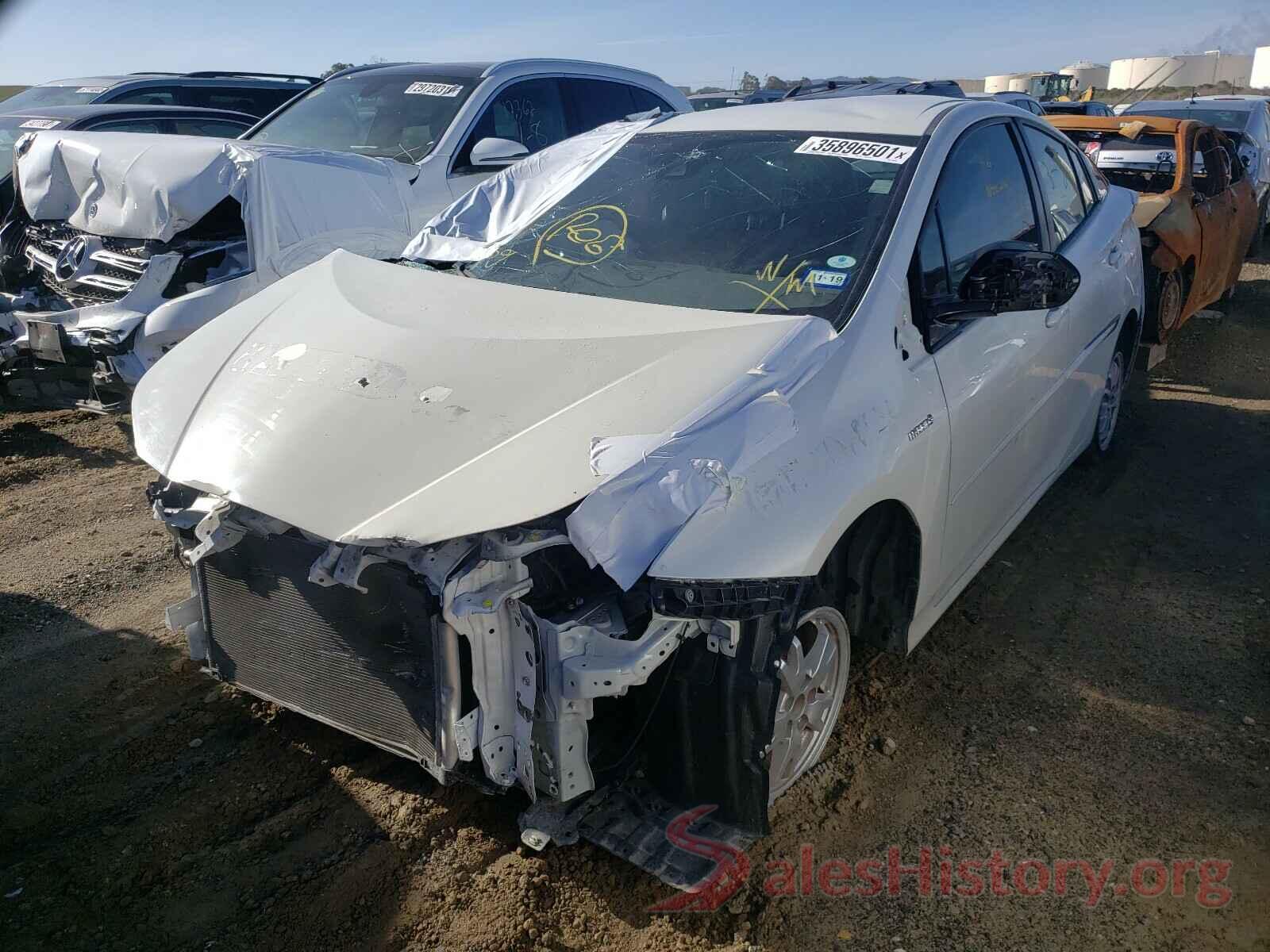 JTDKARFU2H3053670 2017 TOYOTA PRIUS