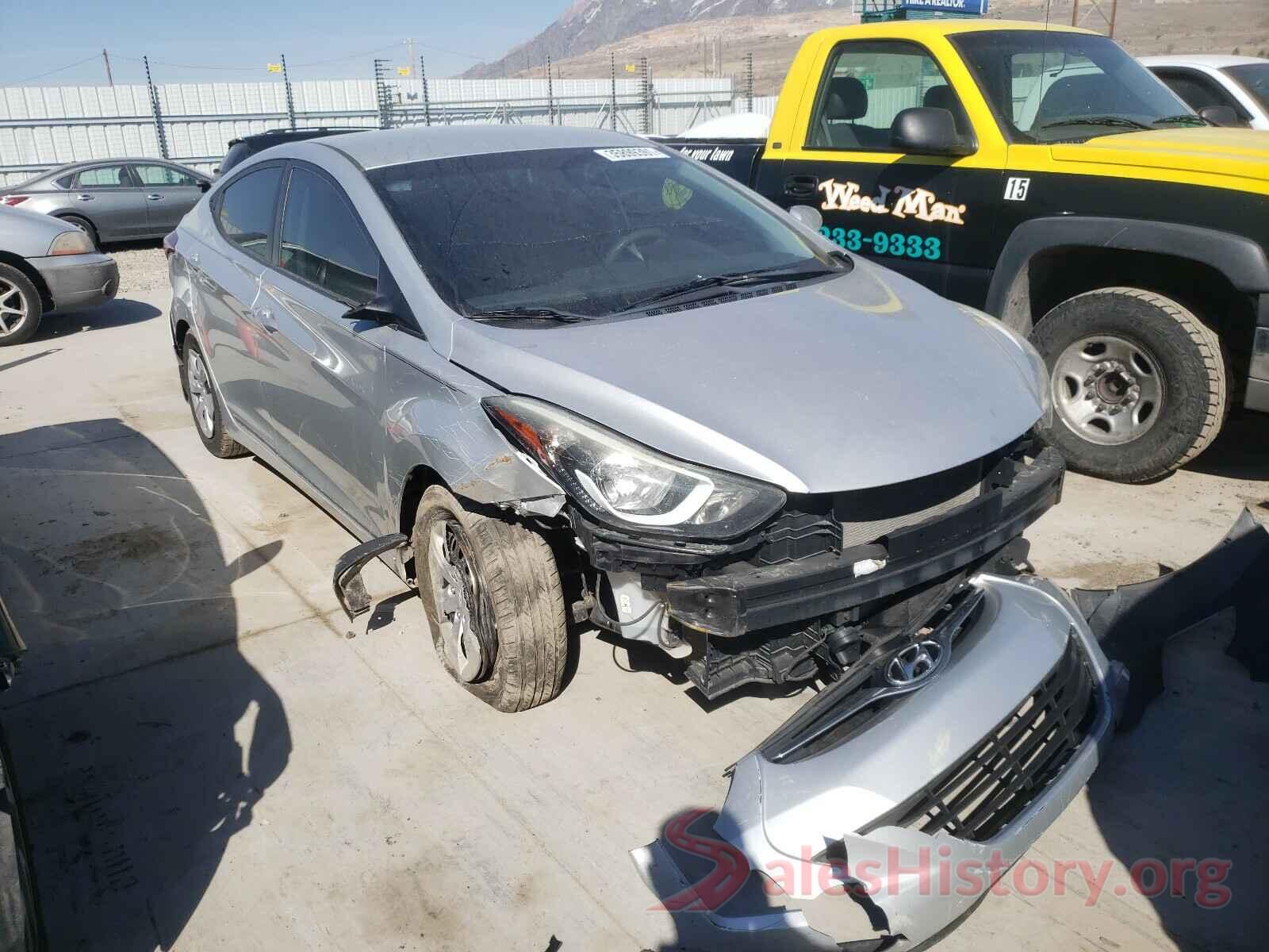 5NPDH4AE5GH681071 2016 HYUNDAI ELANTRA