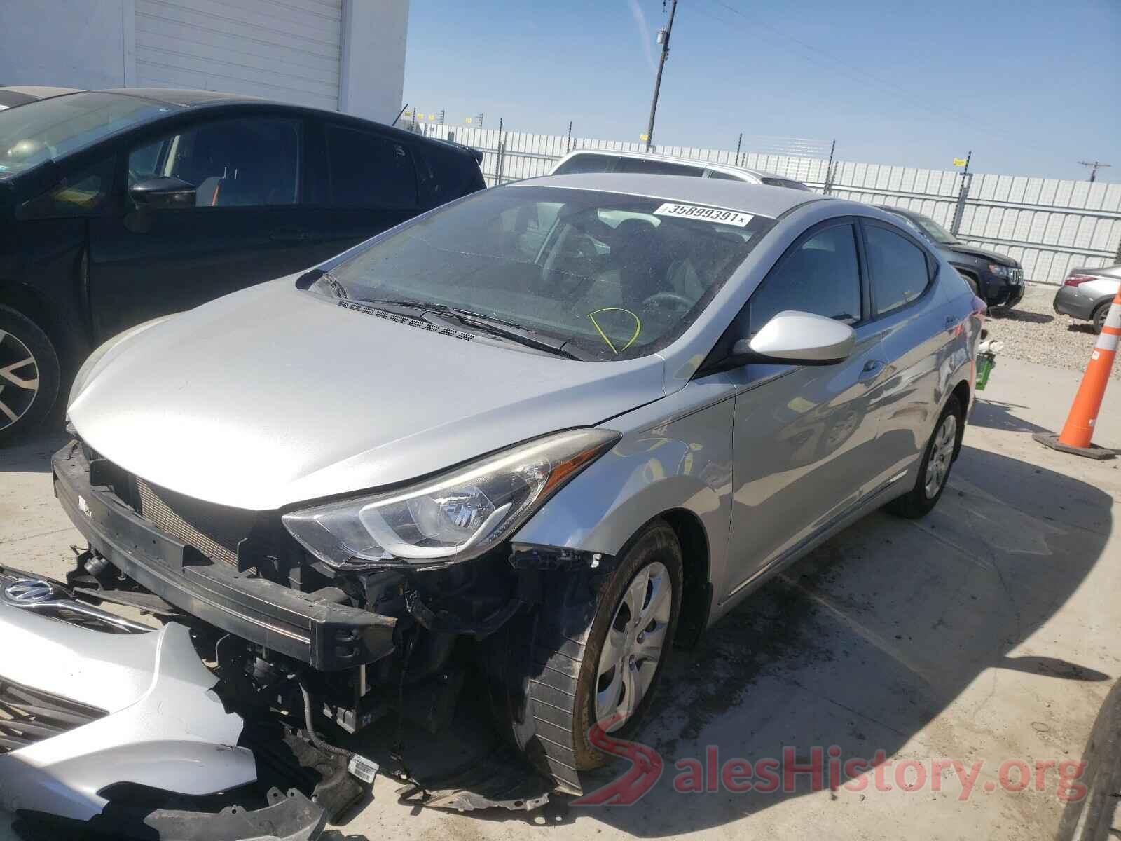 5NPDH4AE5GH681071 2016 HYUNDAI ELANTRA