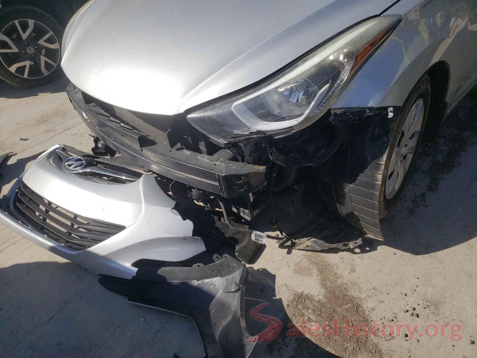 5NPDH4AE5GH681071 2016 HYUNDAI ELANTRA