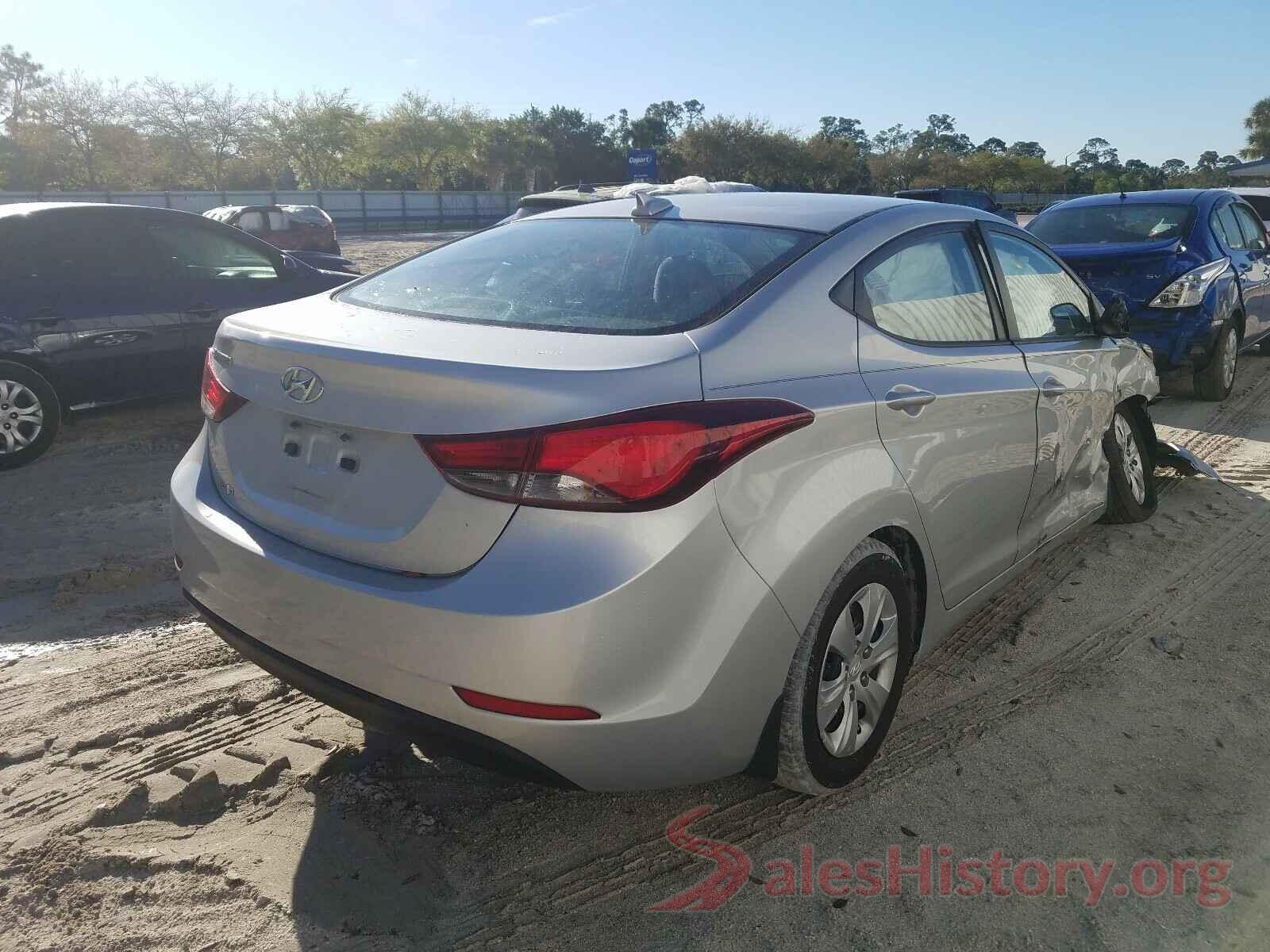 5NPDH4AE7GH755302 2016 HYUNDAI ELANTRA