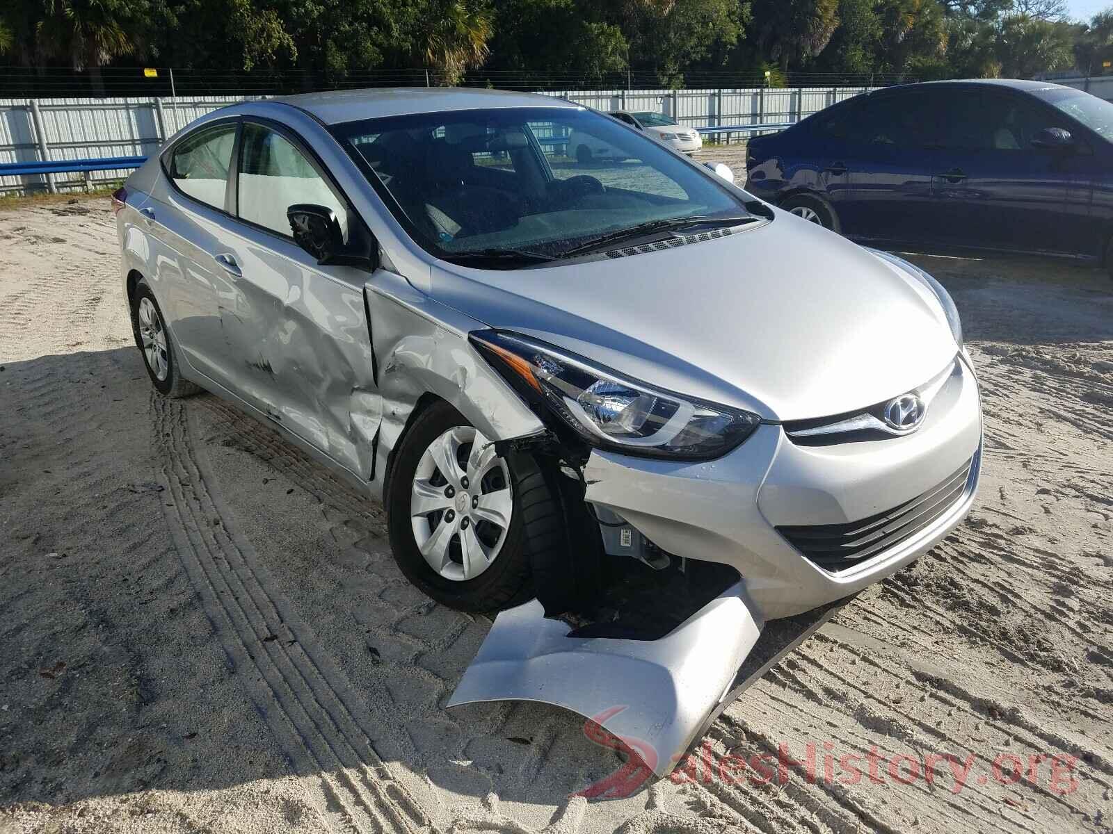 5NPDH4AE7GH755302 2016 HYUNDAI ELANTRA