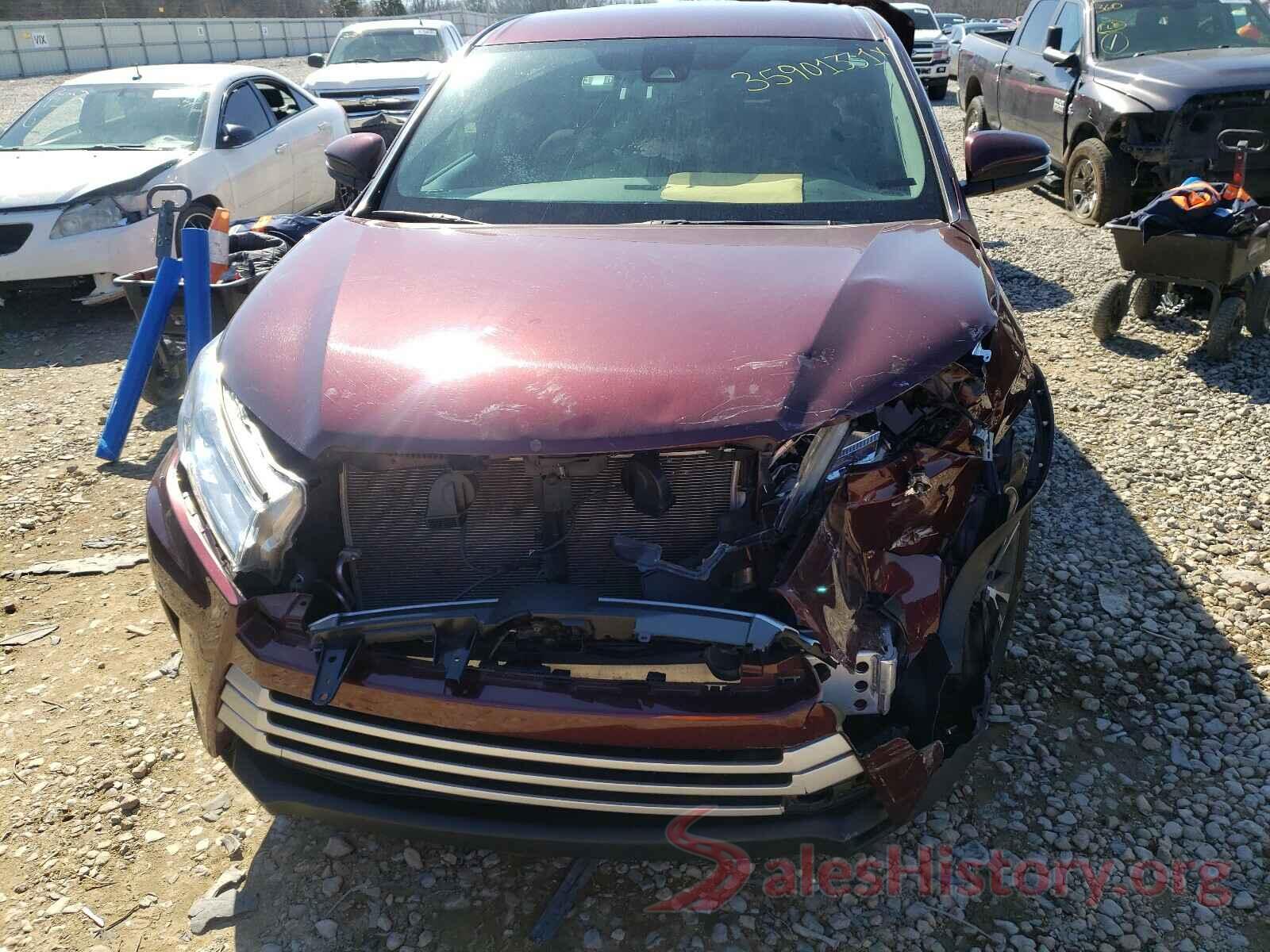 5TDBZRFHXKS963455 2019 TOYOTA HIGHLANDER