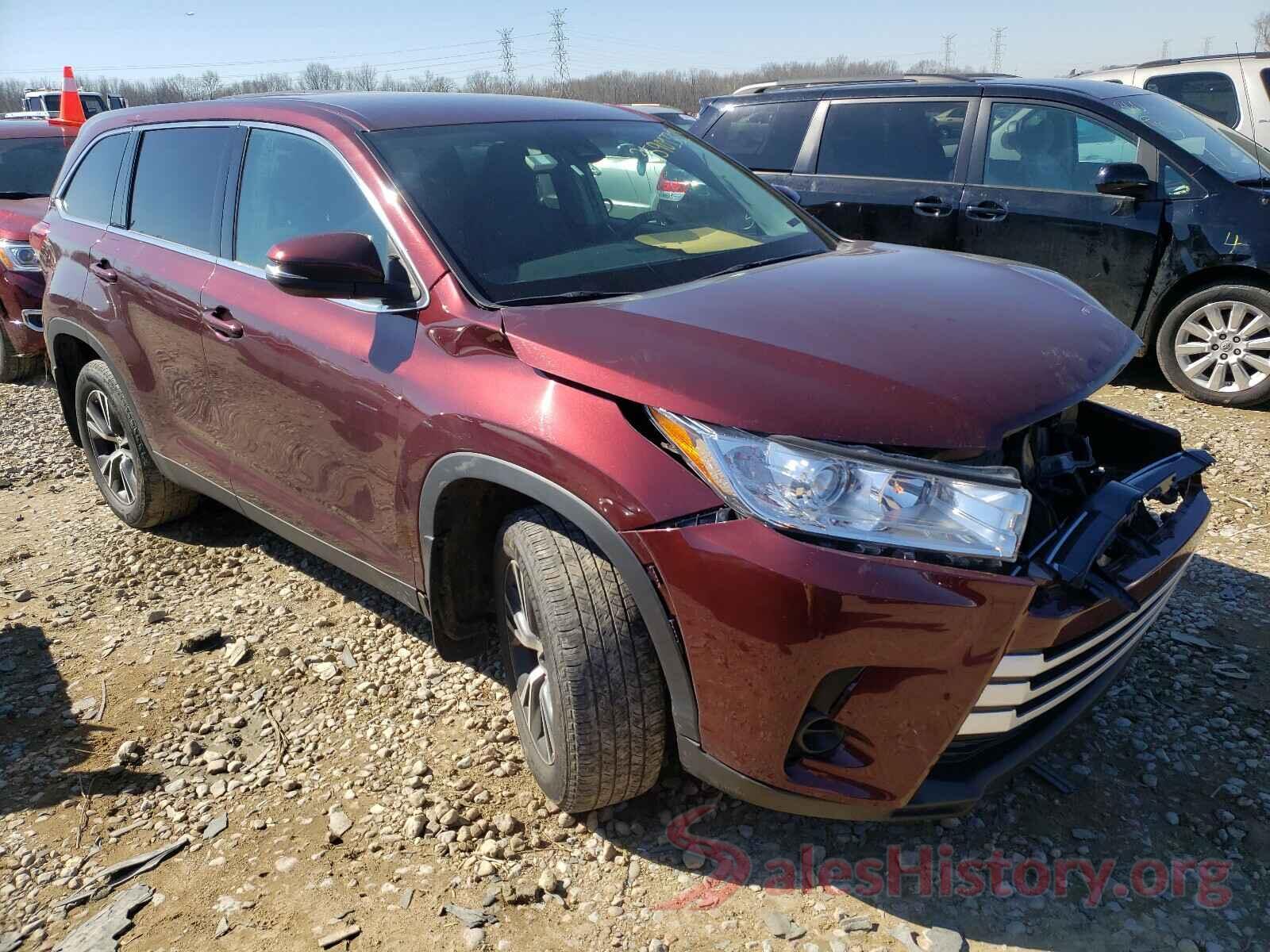 5TDBZRFHXKS963455 2019 TOYOTA HIGHLANDER