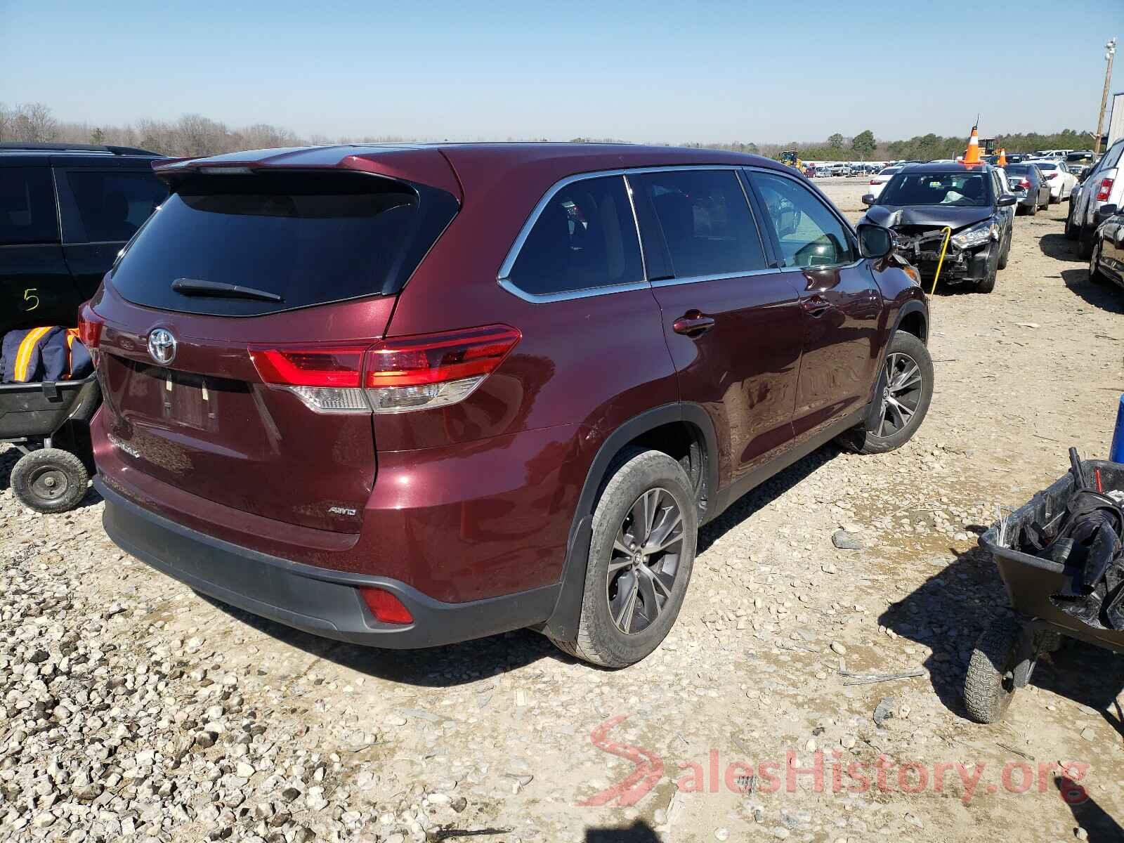 5TDBZRFHXKS963455 2019 TOYOTA HIGHLANDER