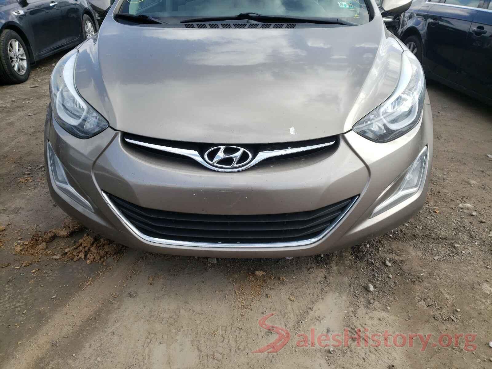 5NPDH4AE1GH653722 2016 HYUNDAI ELANTRA