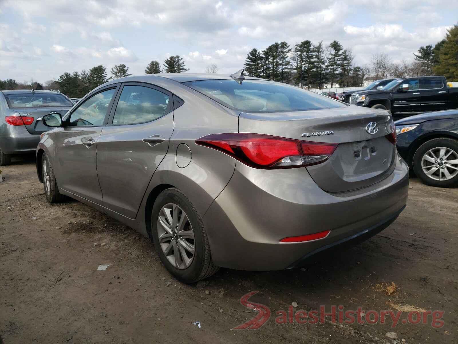 5NPDH4AE1GH653722 2016 HYUNDAI ELANTRA