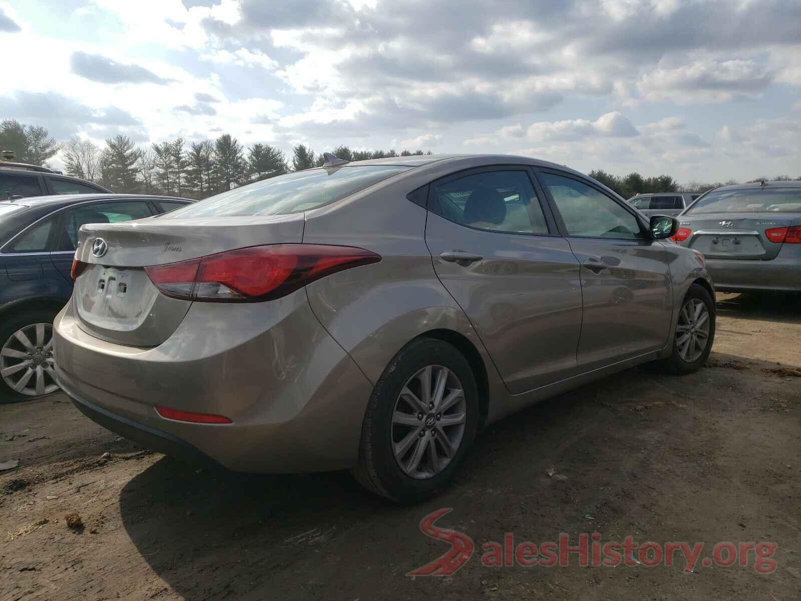 5NPDH4AE1GH653722 2016 HYUNDAI ELANTRA