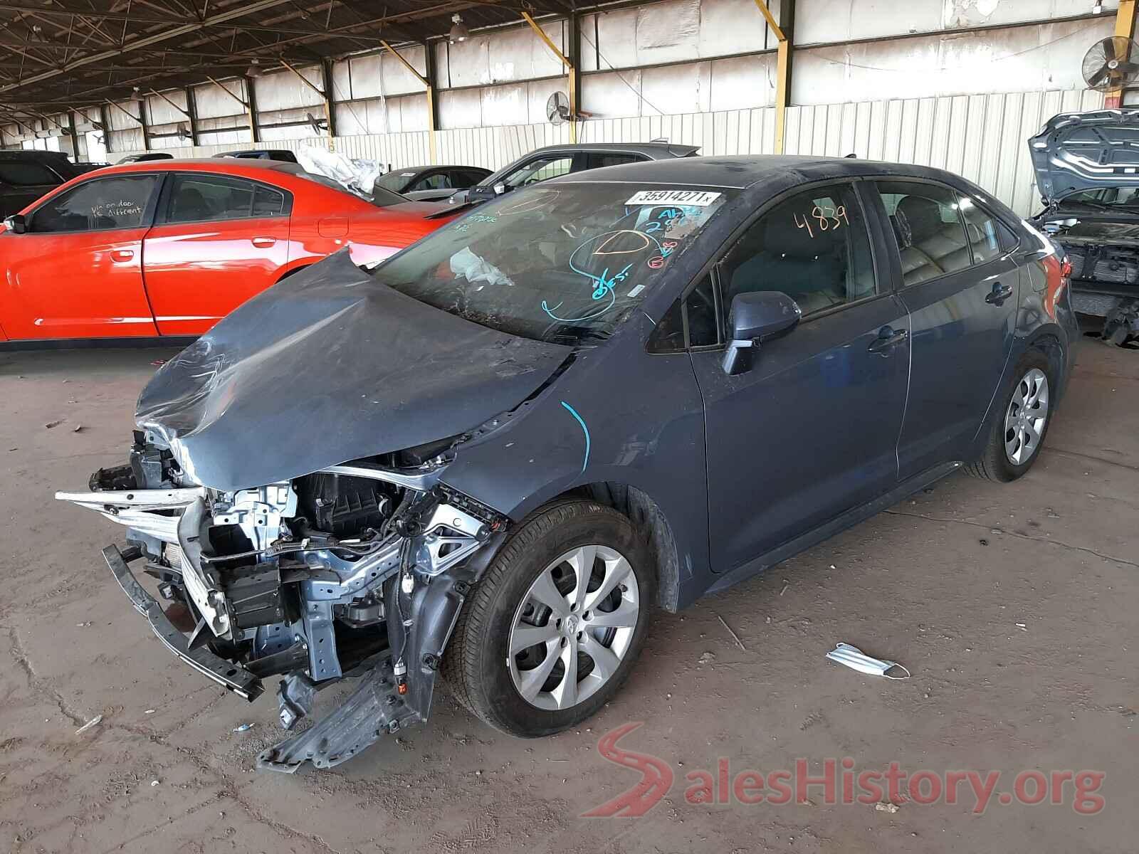 5YFEPMAE7MP186814 2021 TOYOTA COROLLA