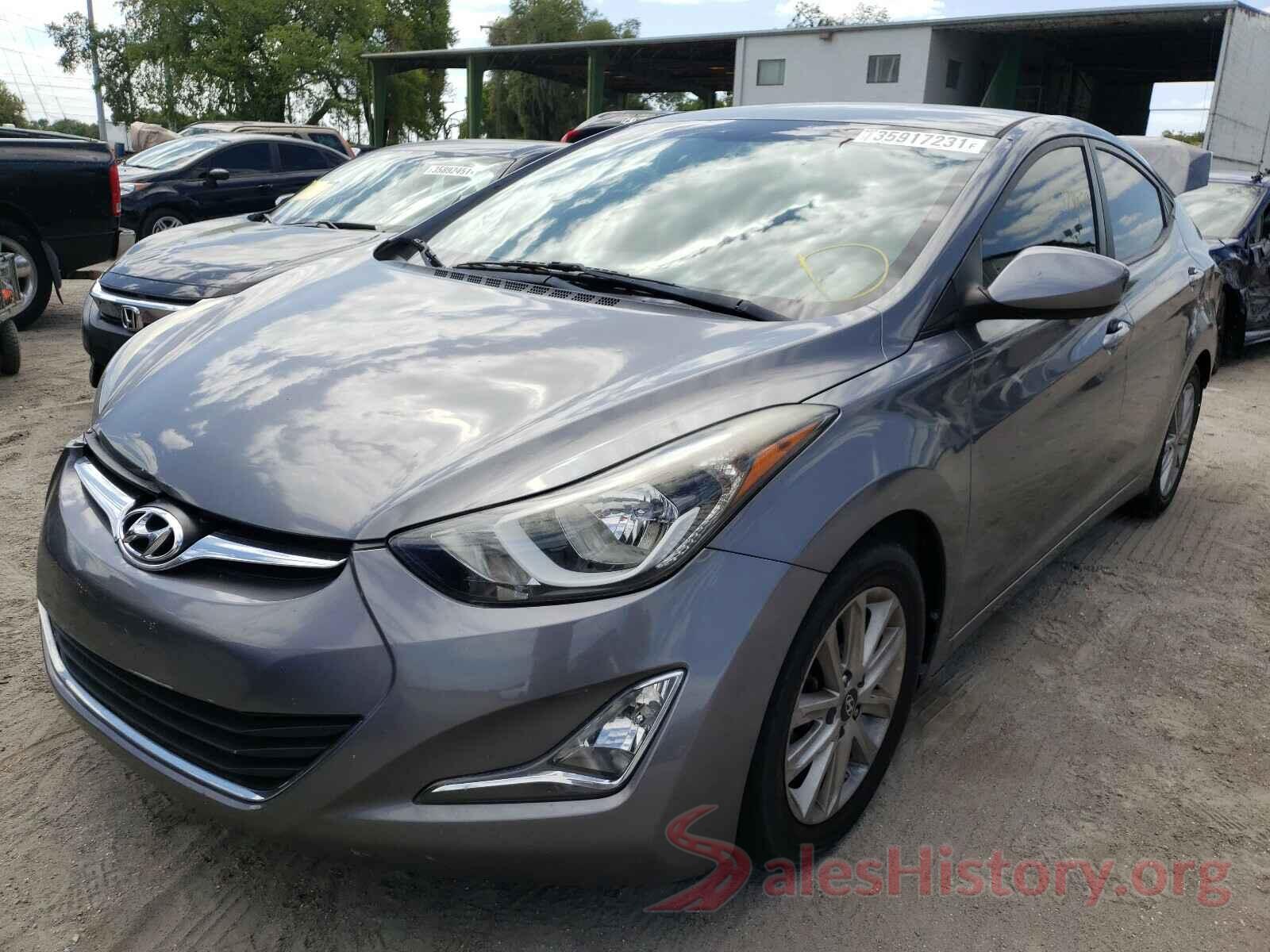 KMHDH4AE7GU636456 2016 HYUNDAI ELANTRA