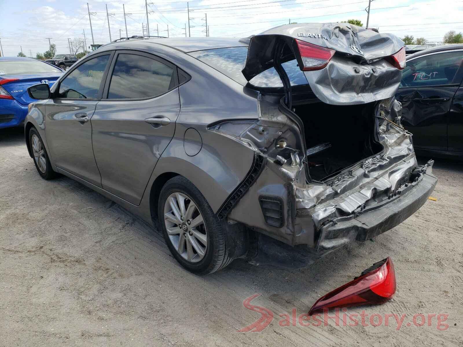 KMHDH4AE7GU636456 2016 HYUNDAI ELANTRA