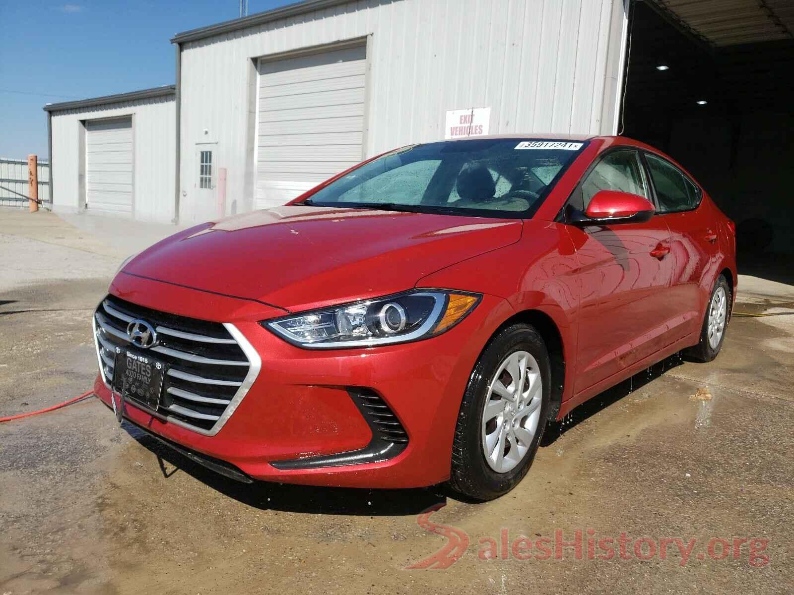 5NPD74LF8HH127503 2017 HYUNDAI ELANTRA