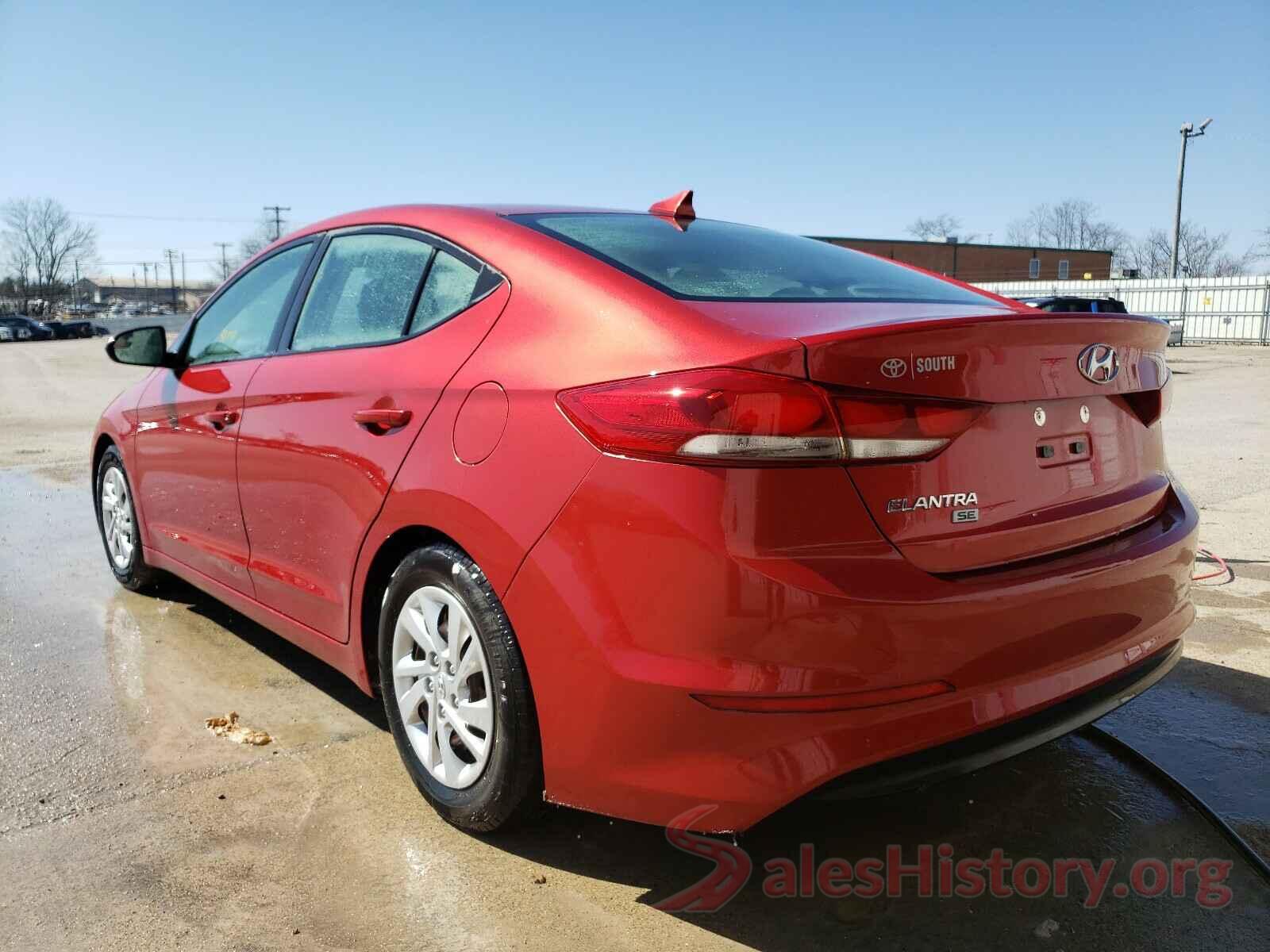 5NPD74LF8HH127503 2017 HYUNDAI ELANTRA