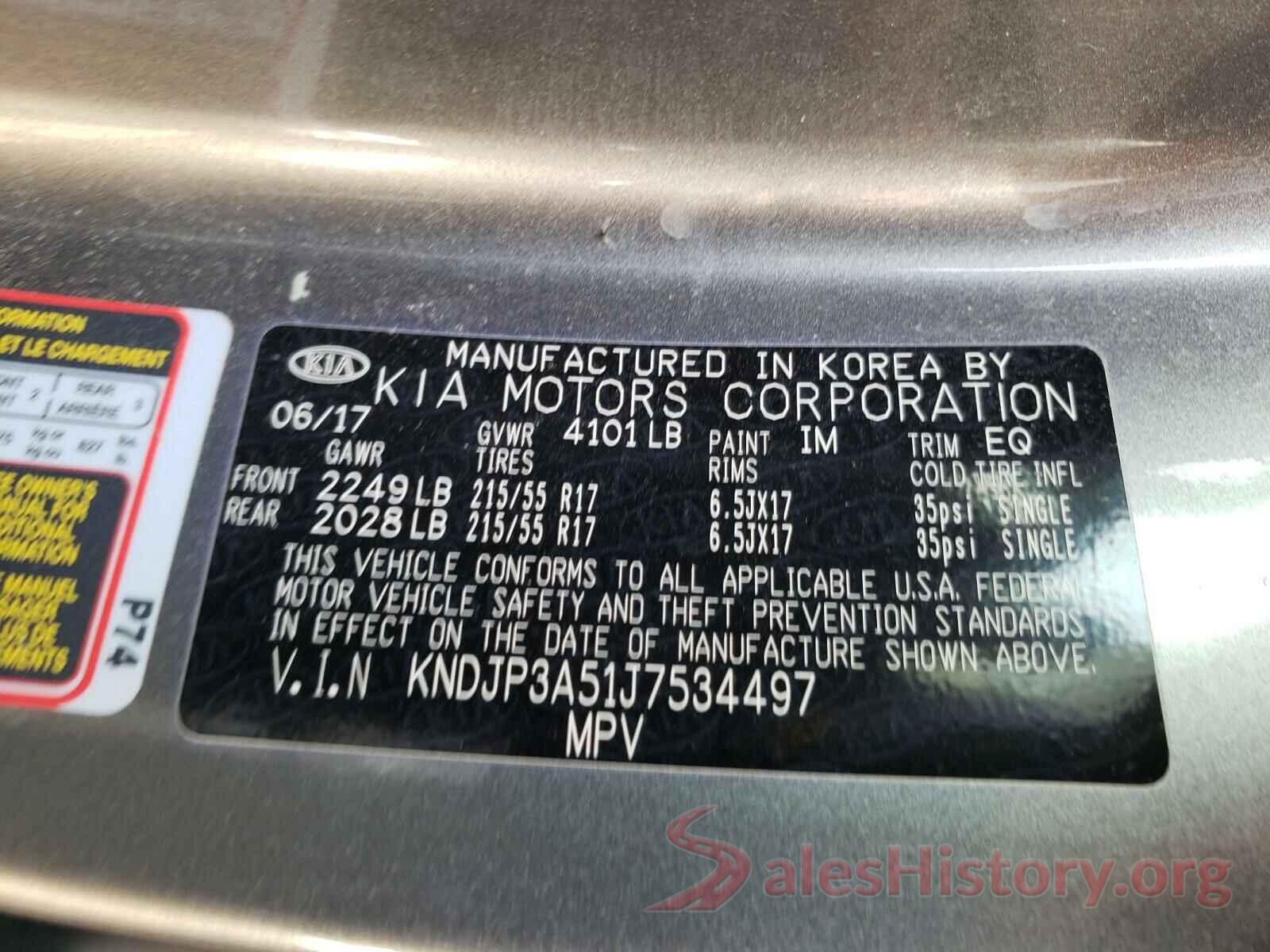 KNDJP3A51J7534497 2018 KIA SOUL