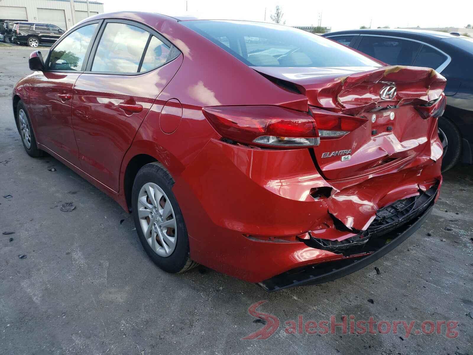 5NPD74LF6JH235351 2018 HYUNDAI ELANTRA