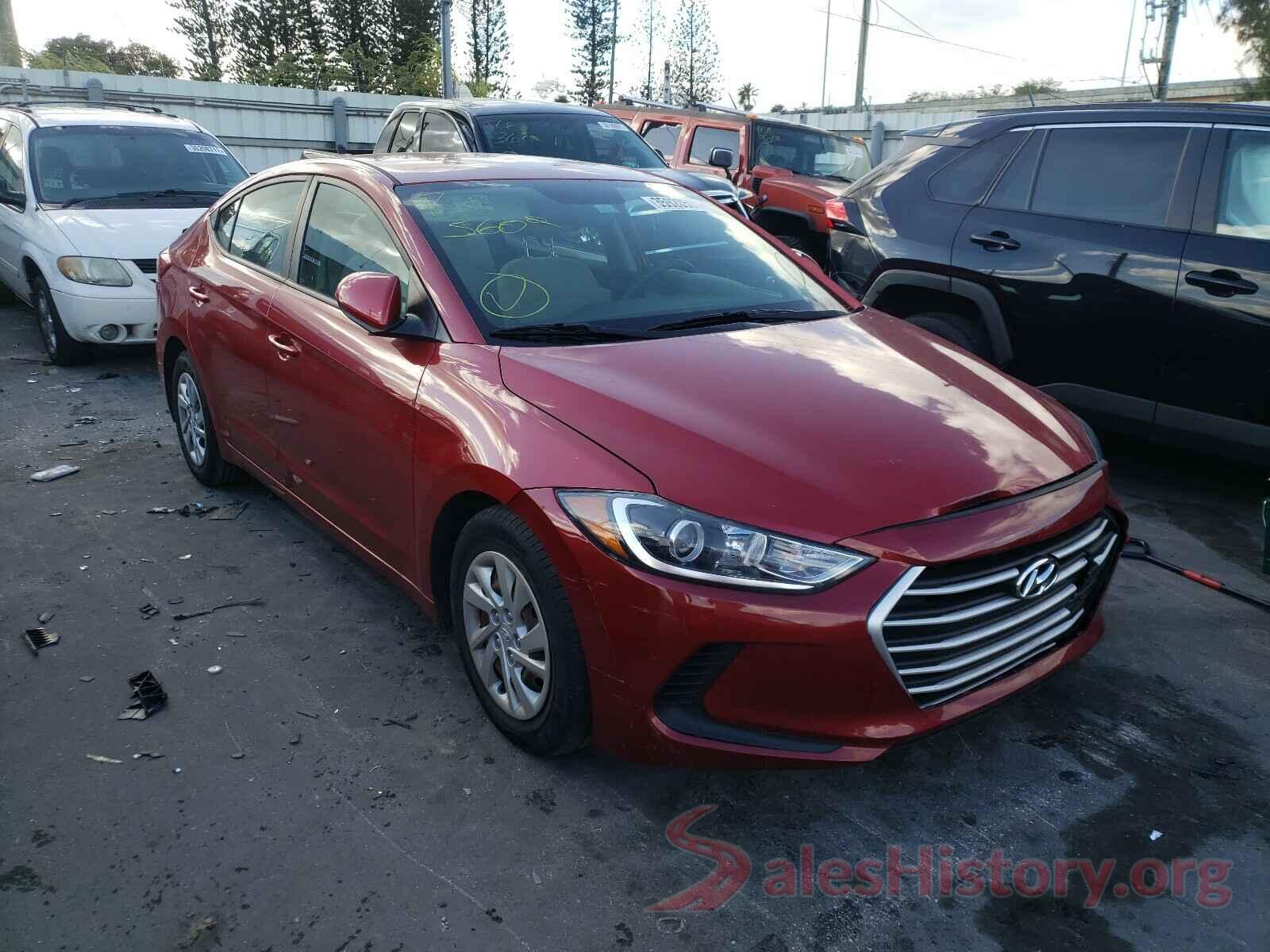 5NPD74LF6JH235351 2018 HYUNDAI ELANTRA